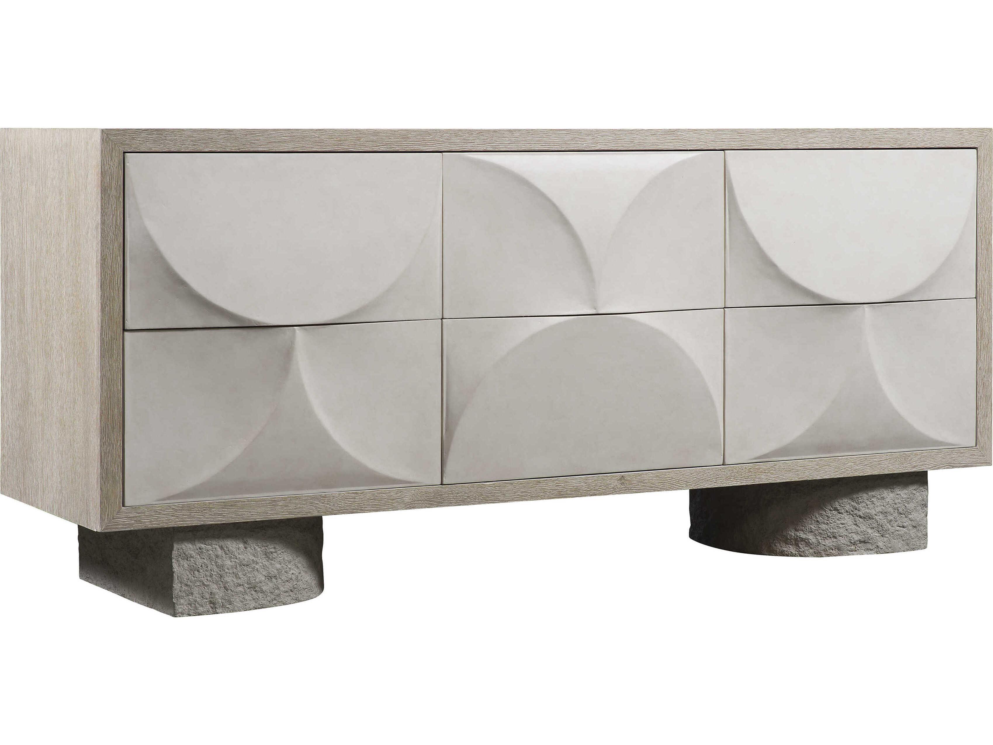 Bernhardt Interiors Lunula 6-Drawers Gray Dresser