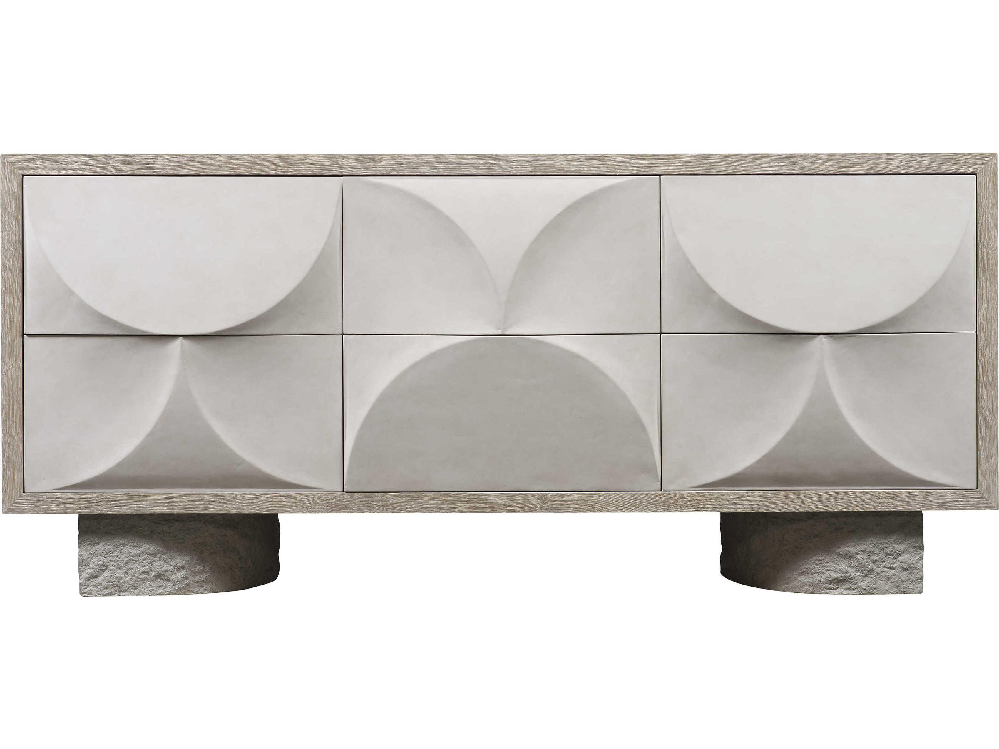 Bernhardt Interiors Lunula 6-Drawers Gray Dresser