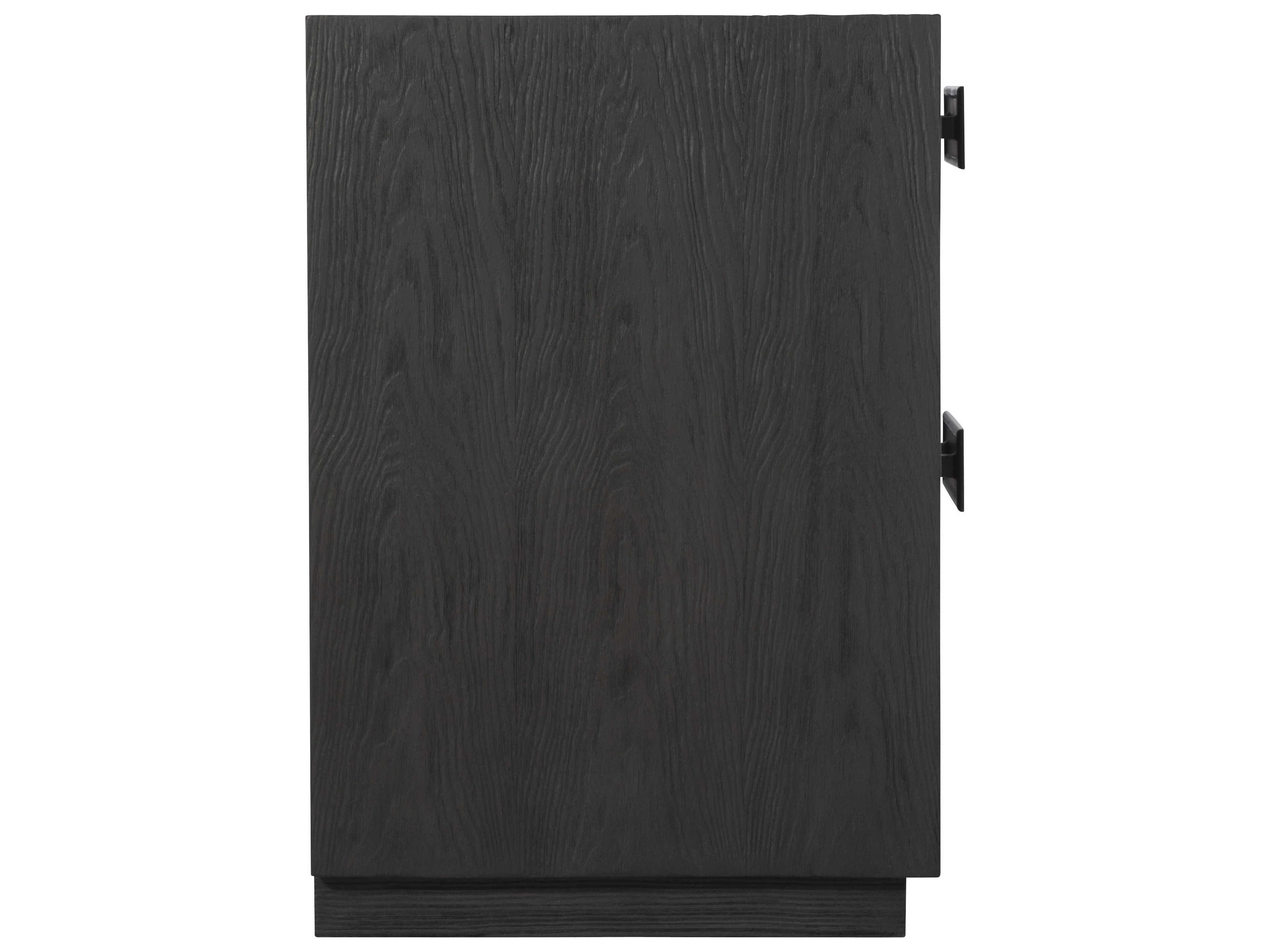 Bernhardt Interiors Keali 4-Drawers Ebony Oak Wood Double Dresser