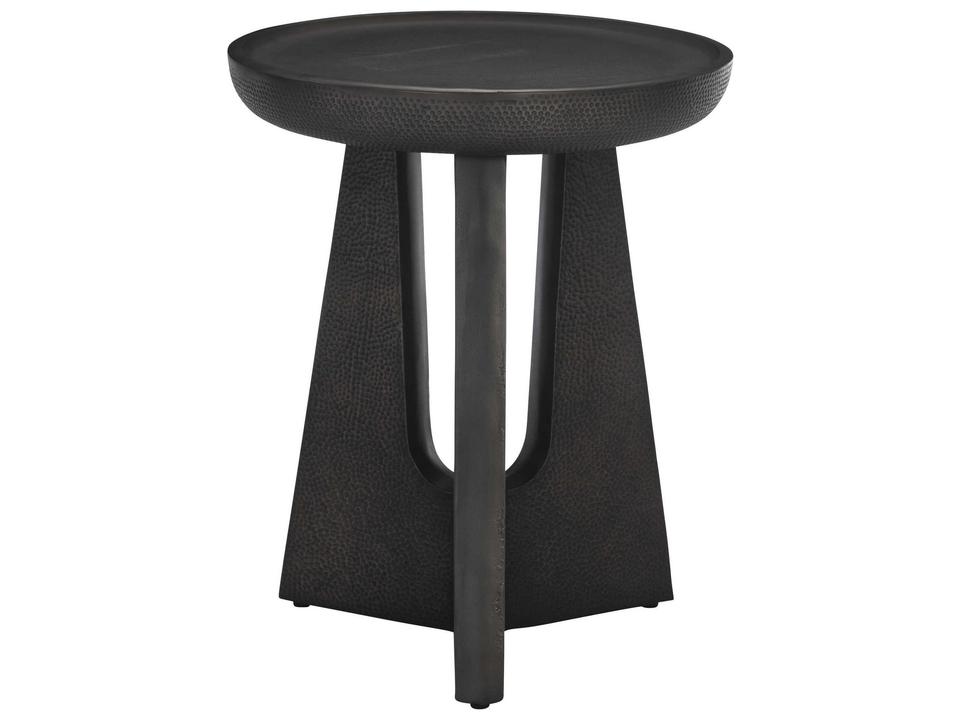 Bernhardt Nala Round Metal End Table