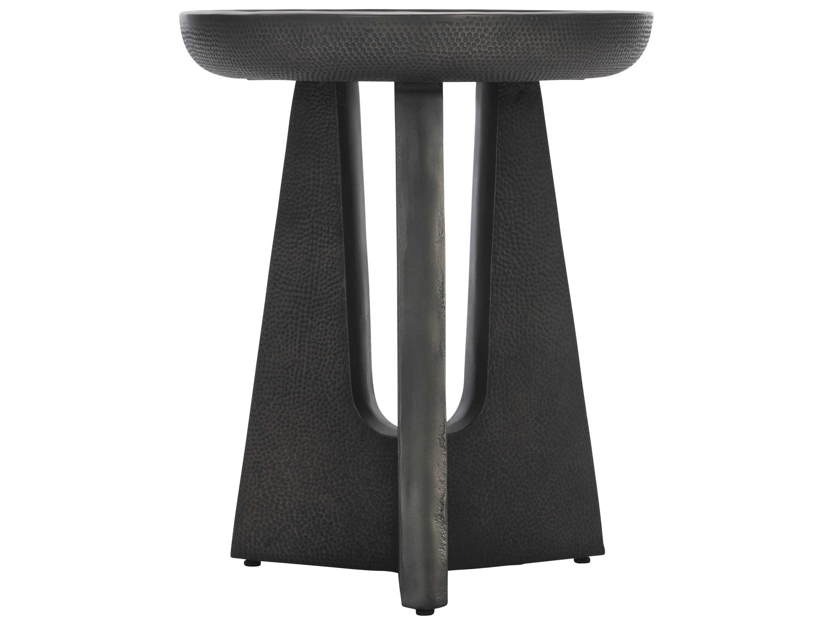 Bernhardt Nala Round Metal End Table