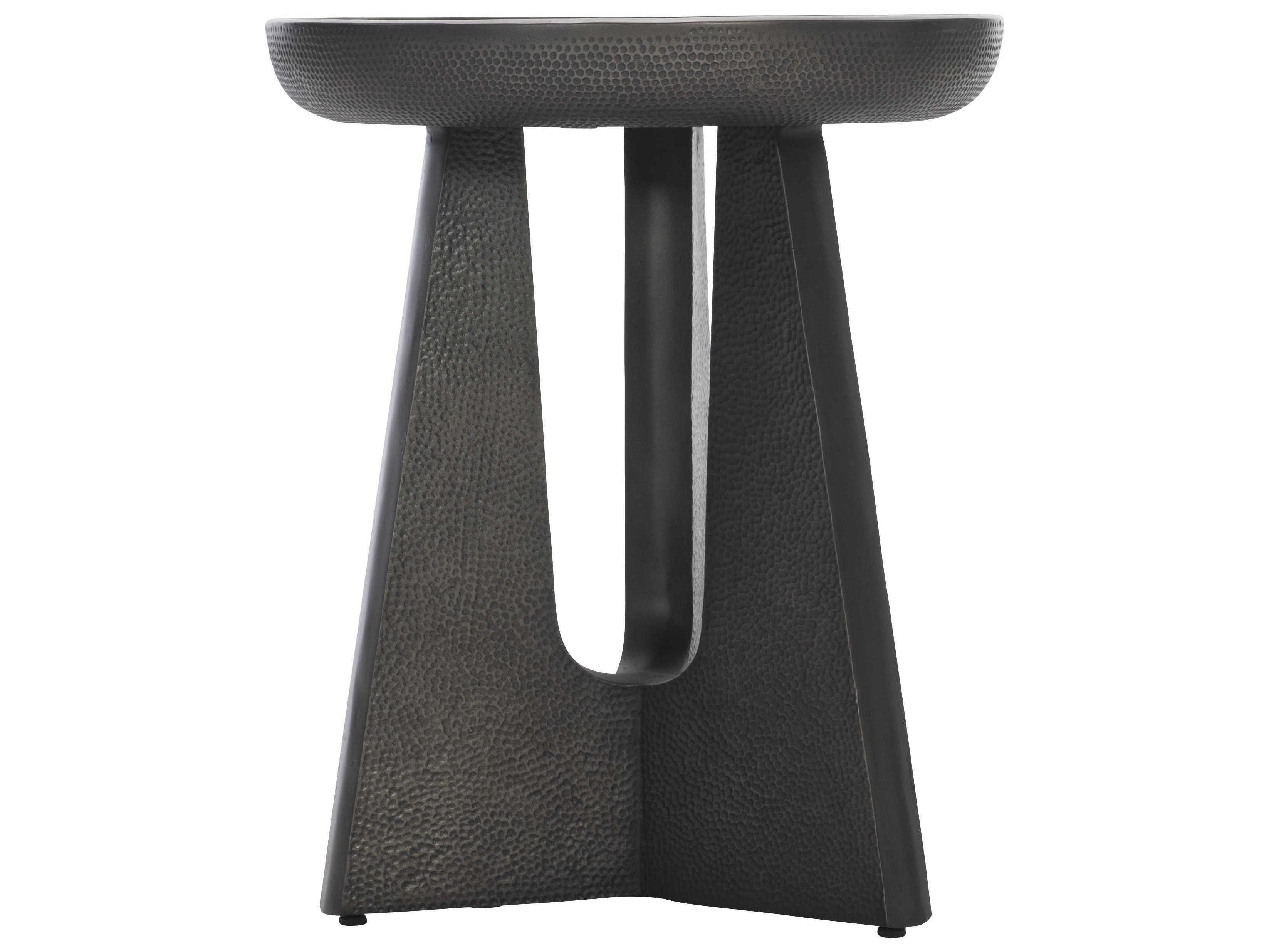 Bernhardt Nala Round Metal End Table