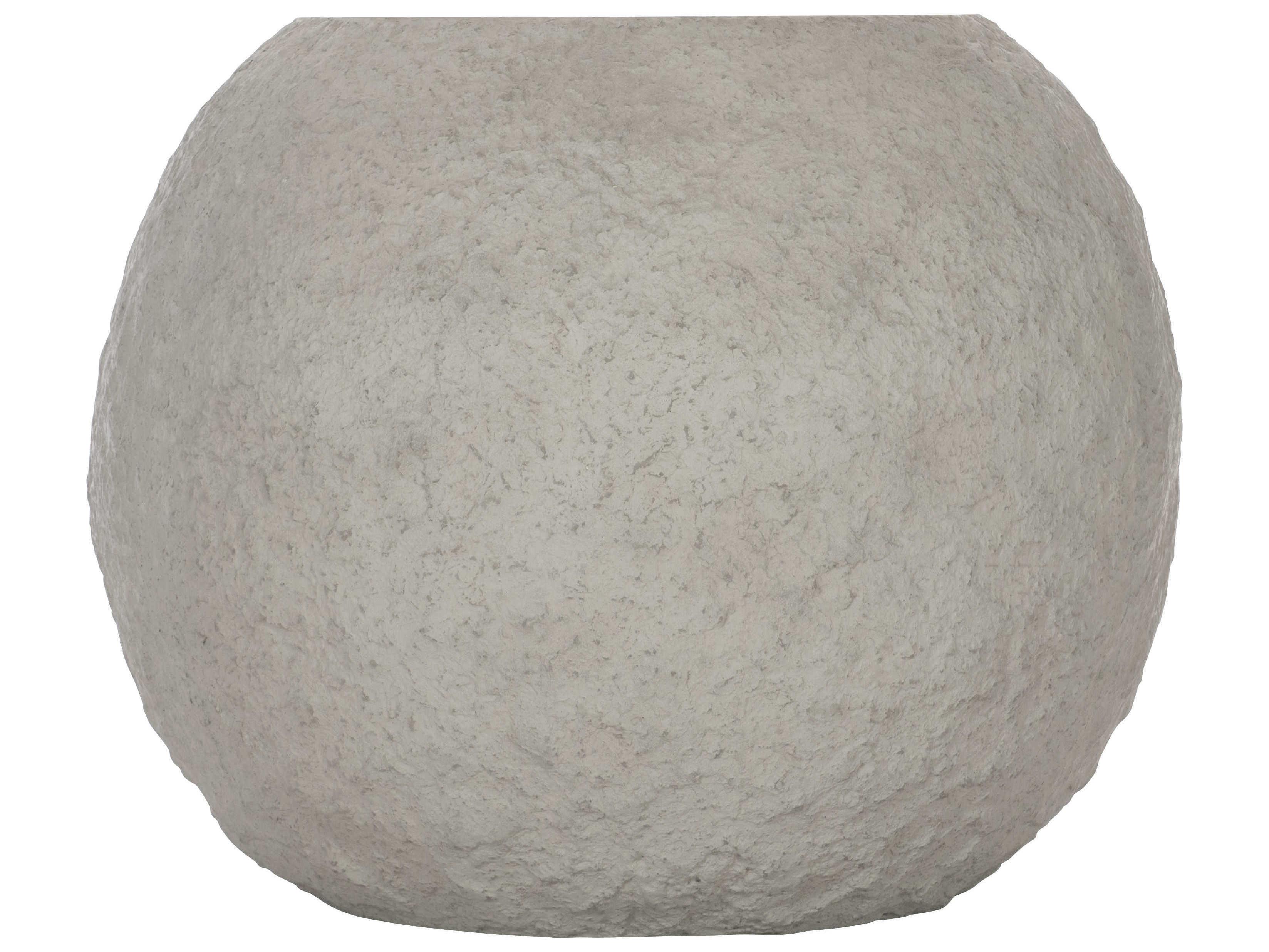 Bernhardt Kaori Round Concrete End Table