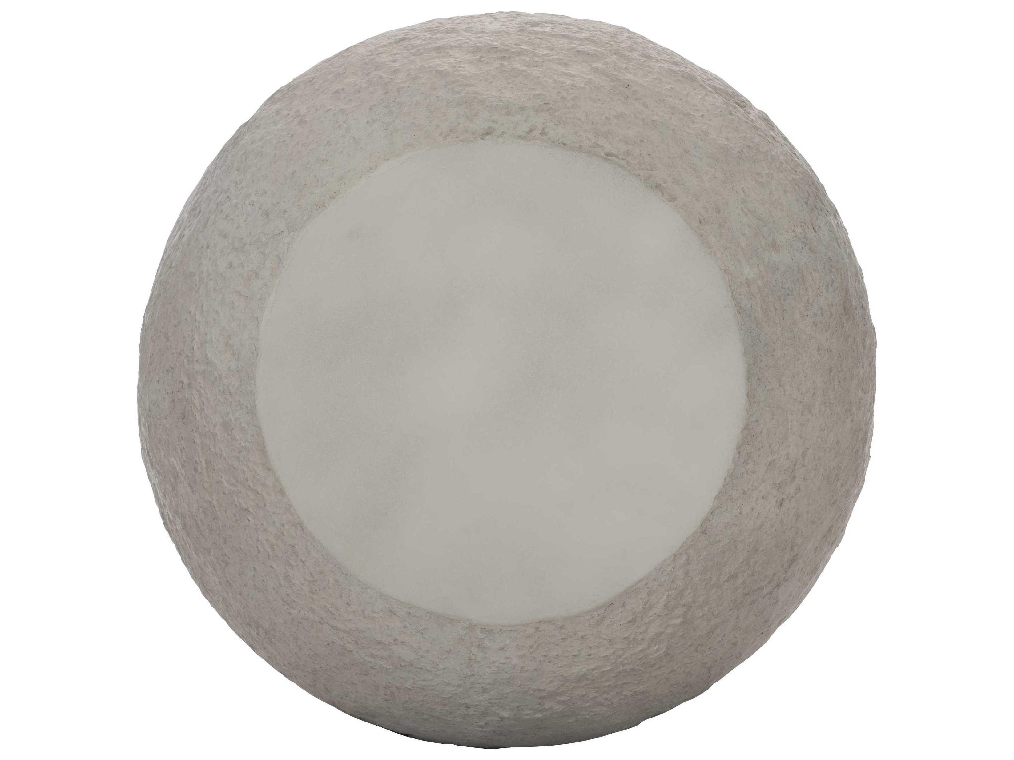 Bernhardt Kaori Round Concrete End Table