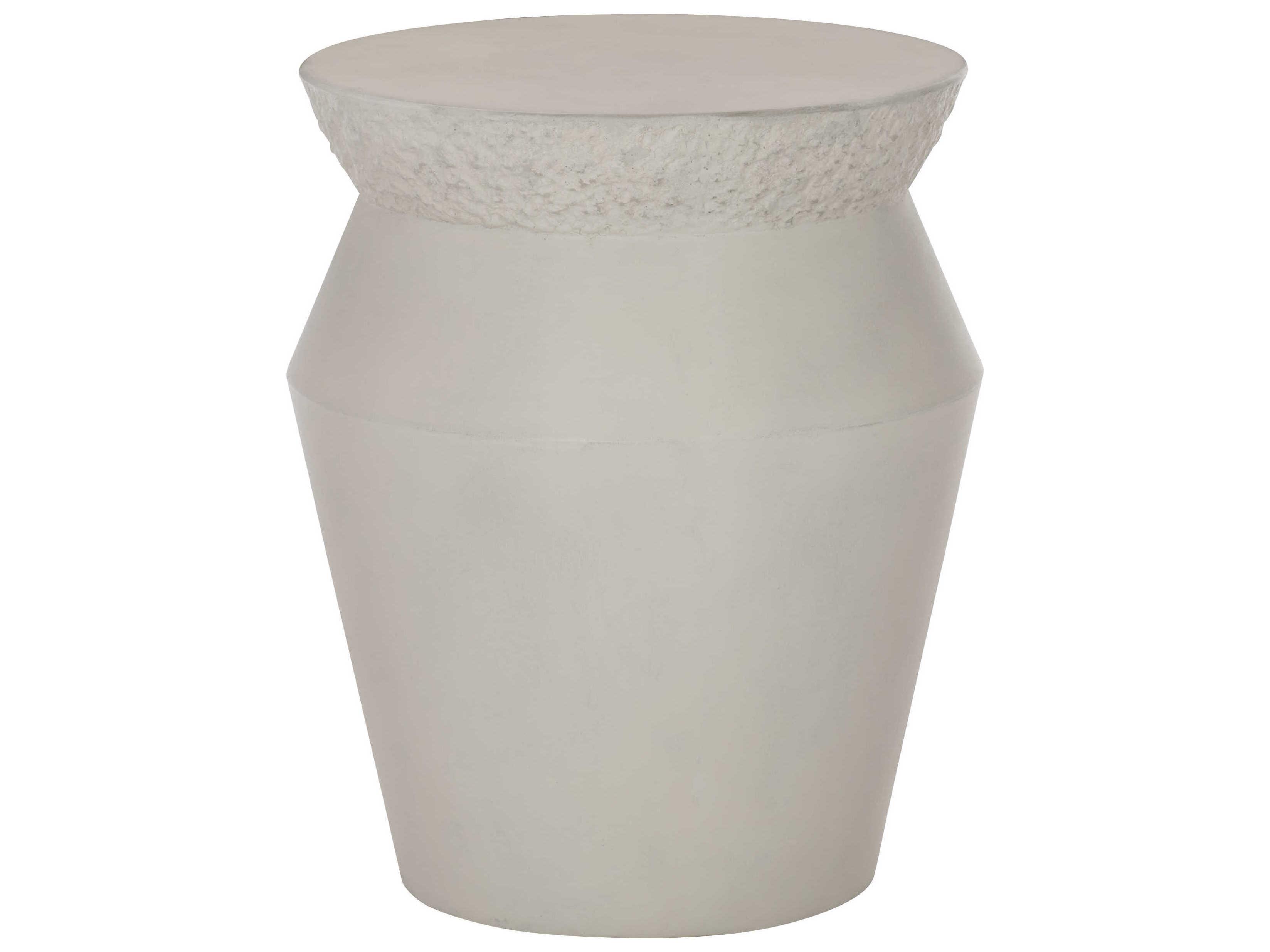 Bernhardt Nidra Round Concrete Accent Table