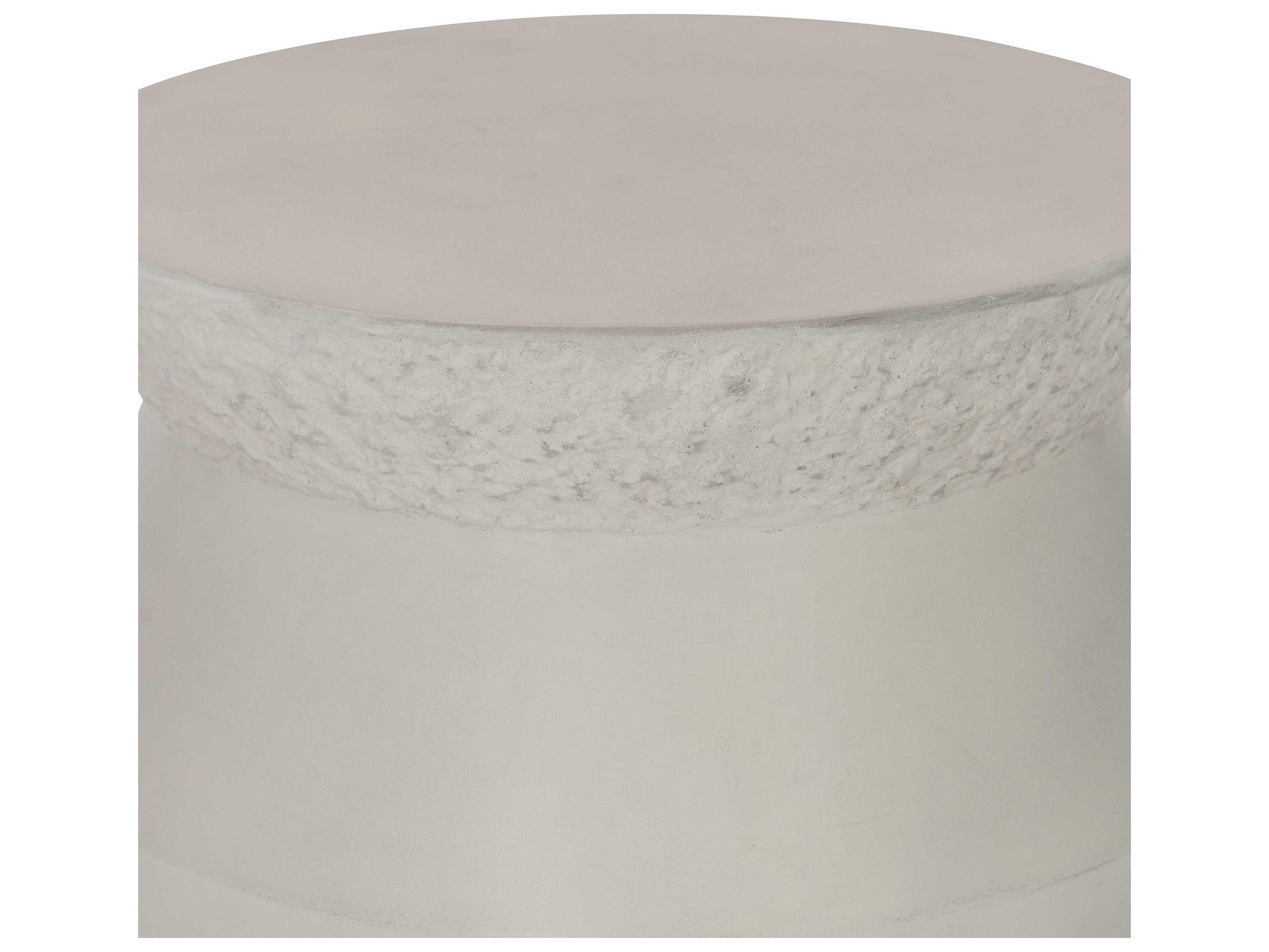 Bernhardt Nidra Round Concrete Accent Table