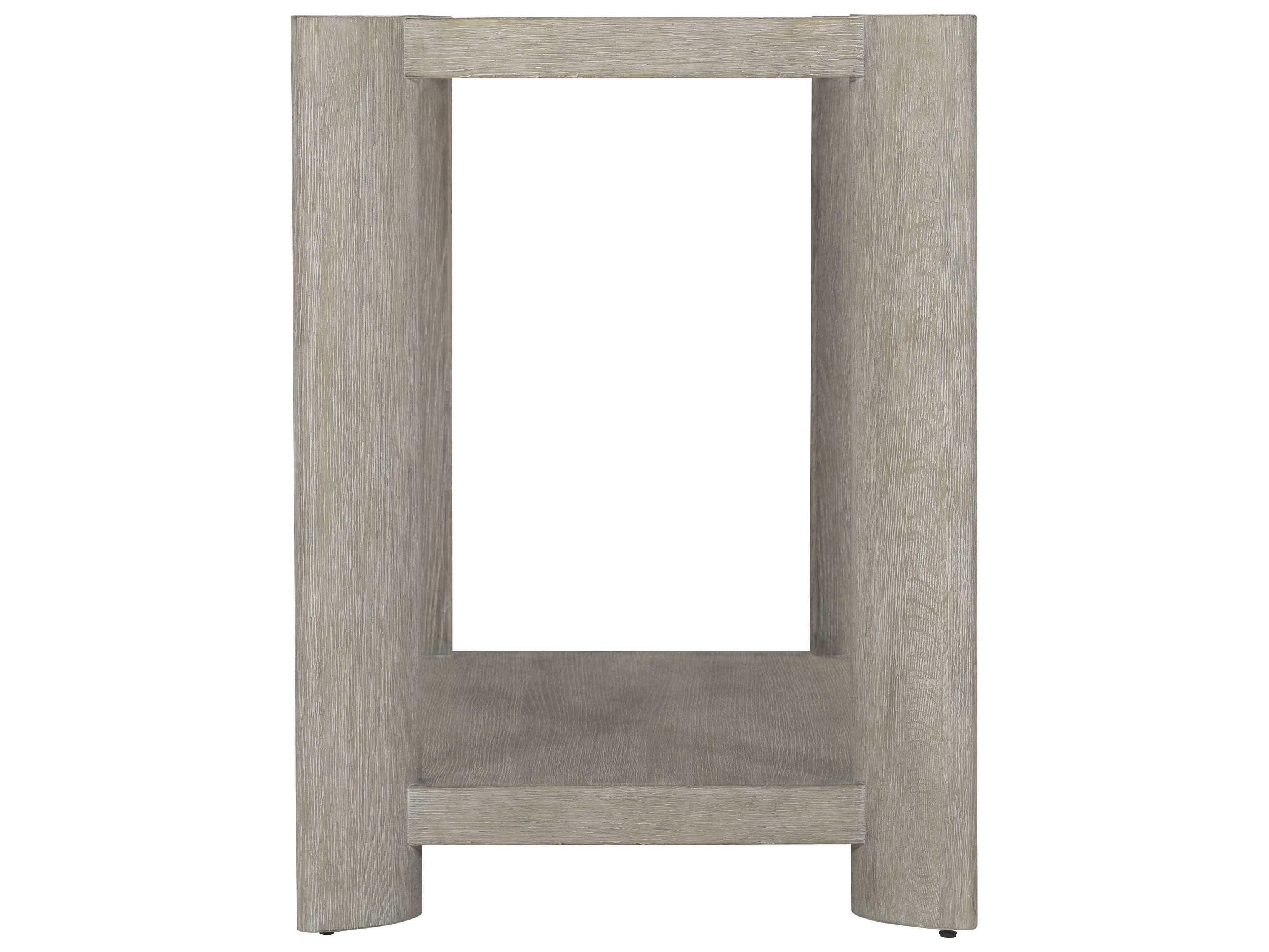 Bernhardt Interiors Arlyn Gray Oak Wood Nightstand