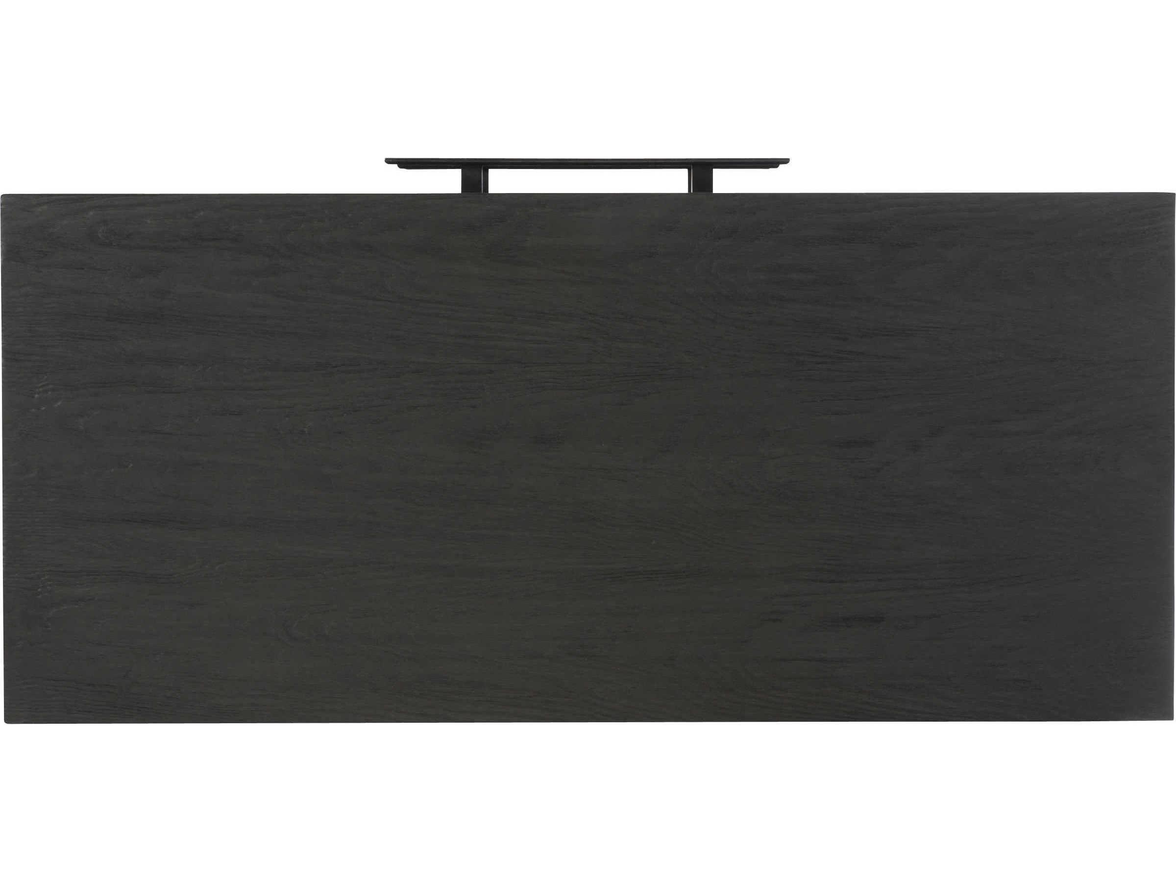 Bernhardt Interiors Keali 2-Drawers Ebony Oak Wood Nightstand