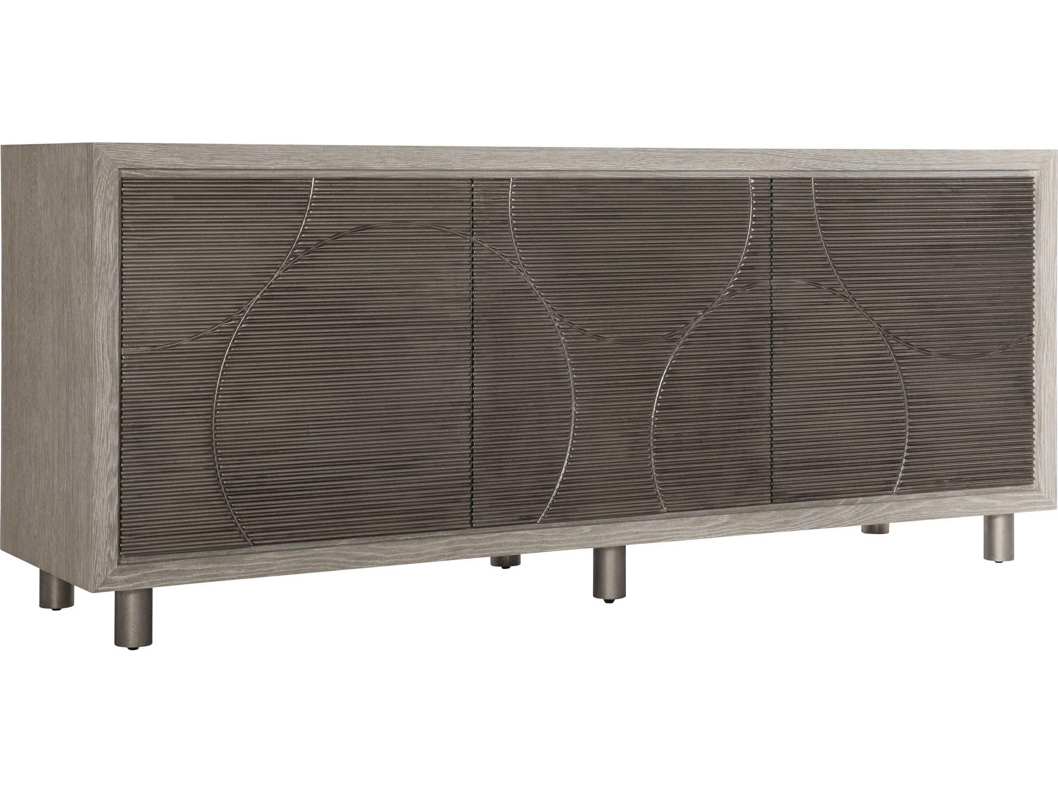 Bernhardt Formosa 76" Oak Wood Entertainment Credenza