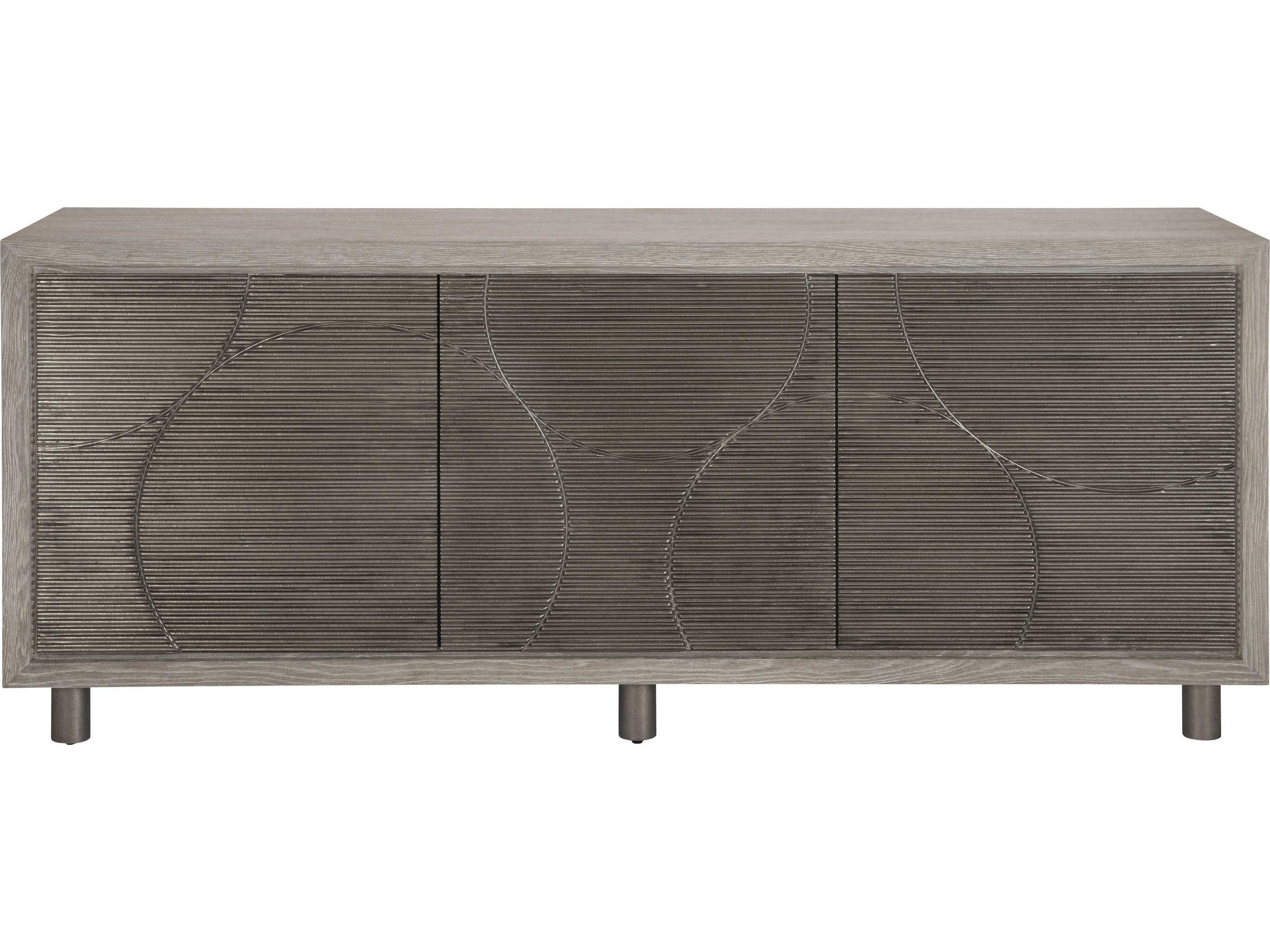Bernhardt Formosa 76" Oak Wood Entertainment Credenza