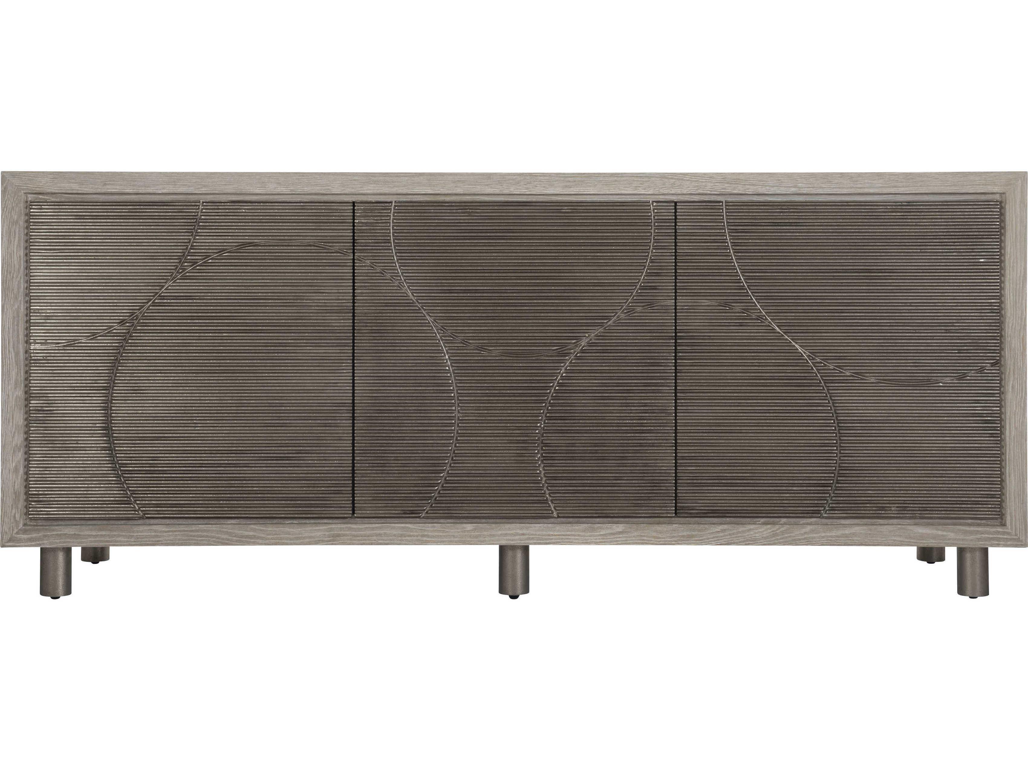 Bernhardt Formosa 76" Oak Wood Entertainment Credenza