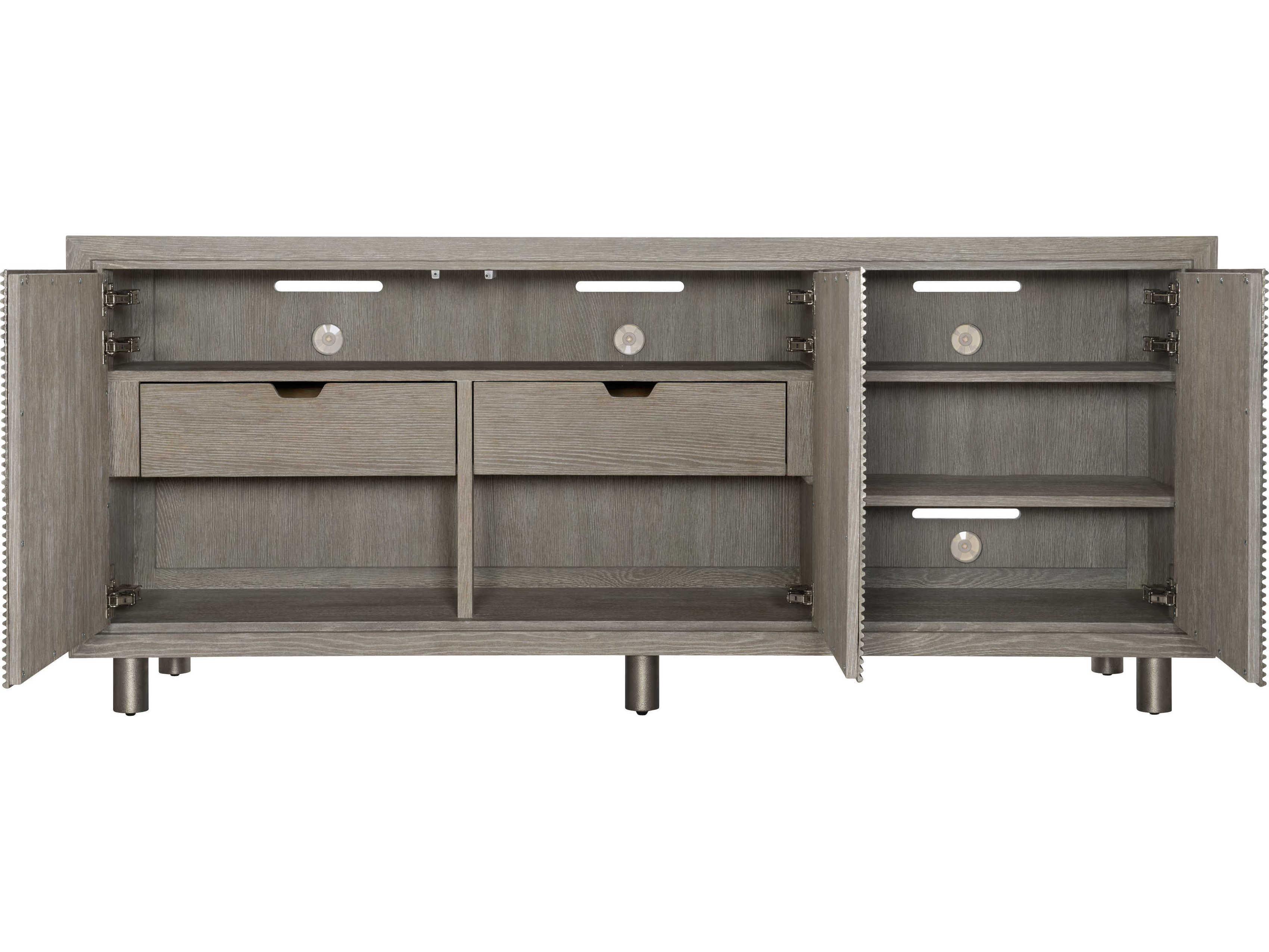 Bernhardt Formosa 76" Oak Wood Entertainment Credenza