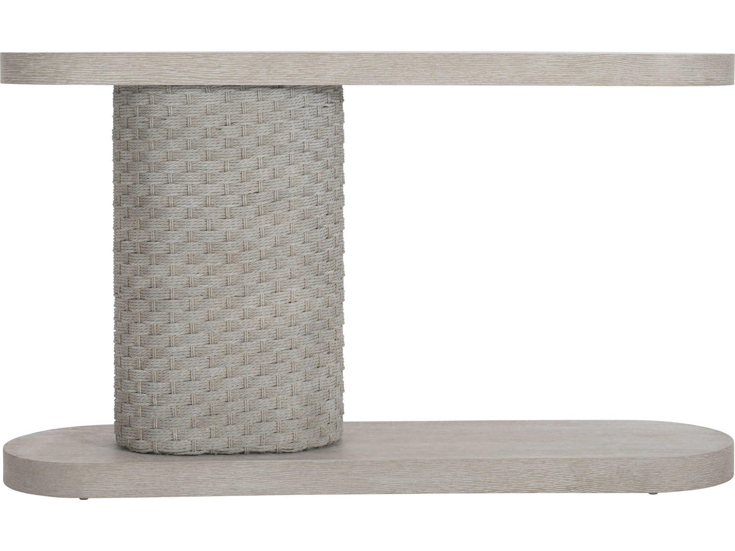 Bernhardt Acosta Oval Concrete Console Table