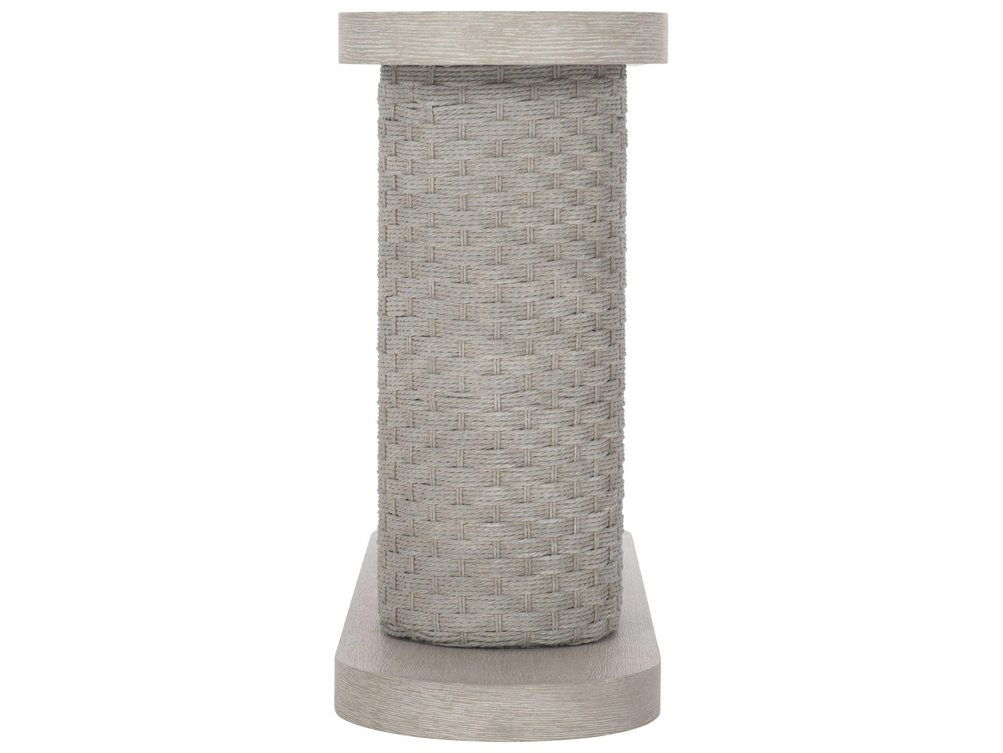 Bernhardt Acosta Oval Concrete Console Table