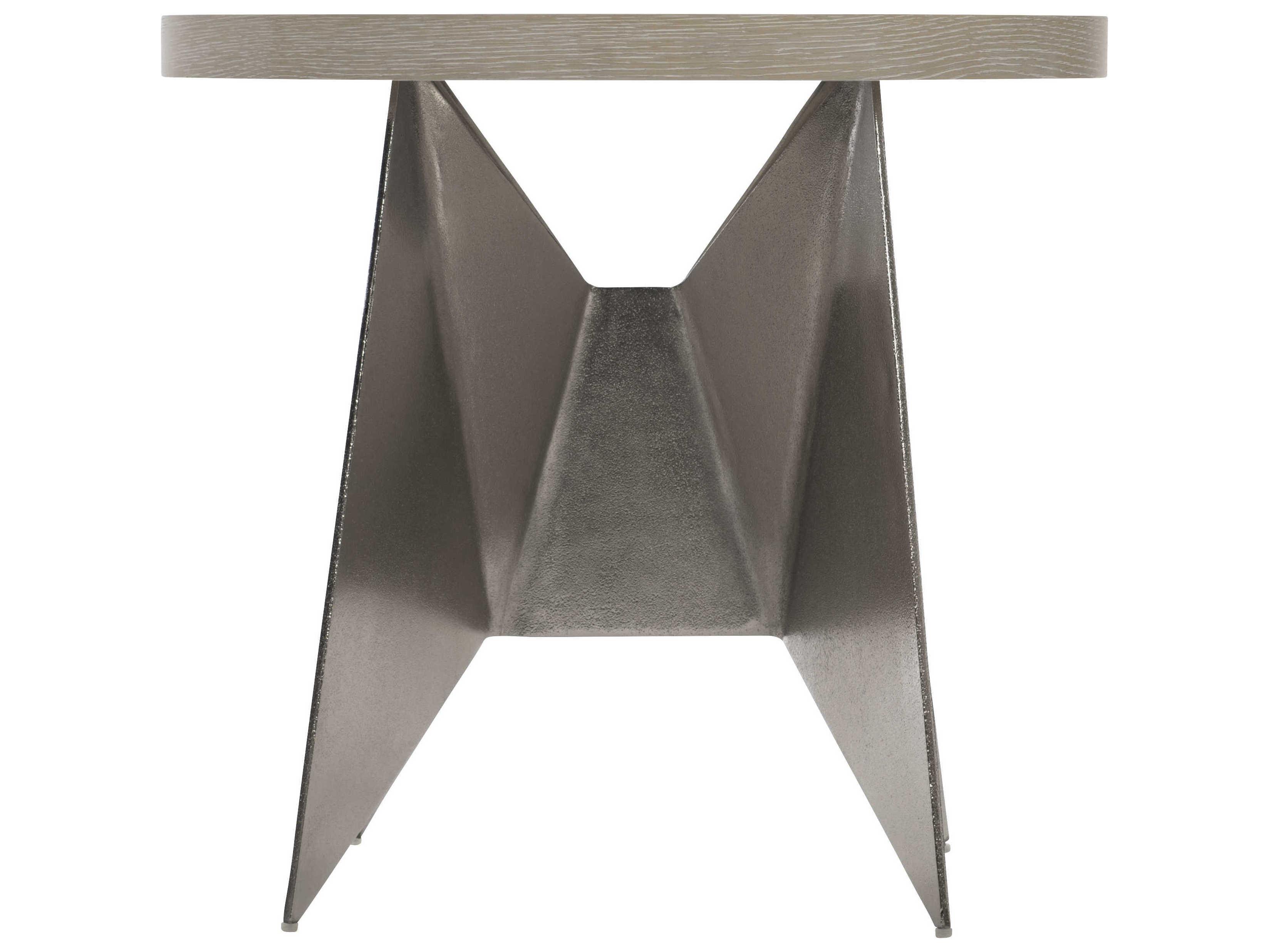 Bernhardt Solaria Round Wood End Table