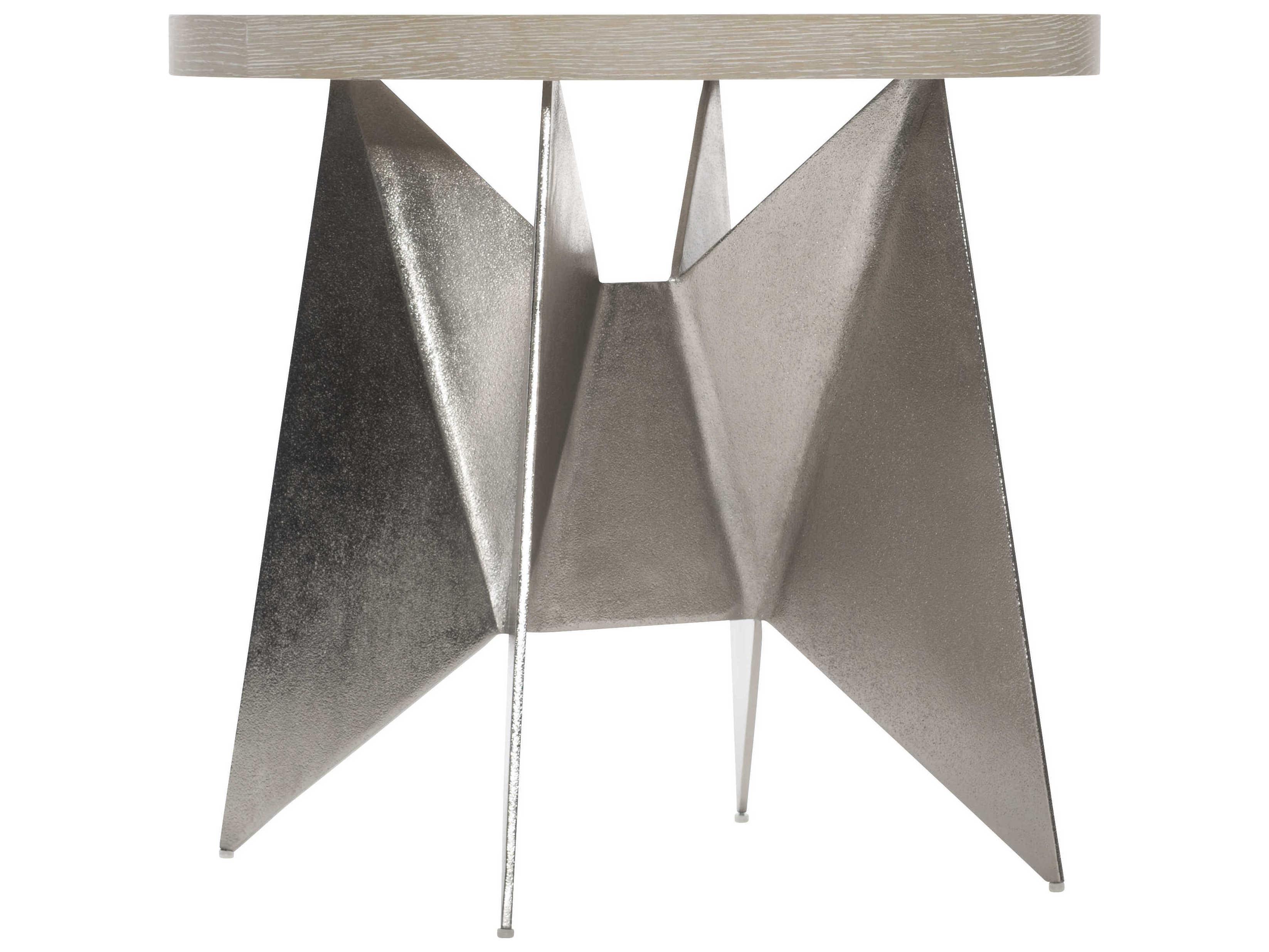 Bernhardt Solaria Round Wood End Table