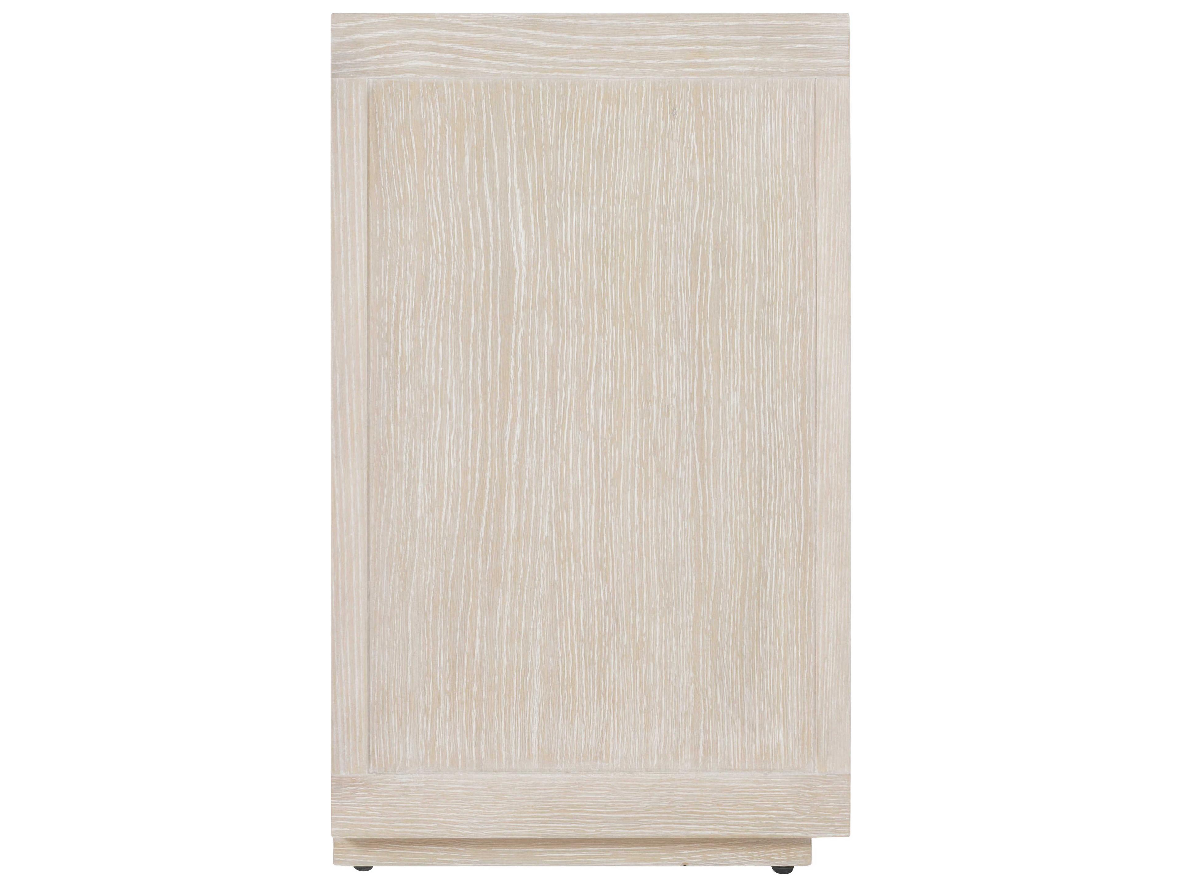Bernhardt Solaria 3-Drawers Beige Oak Wood Nightstand