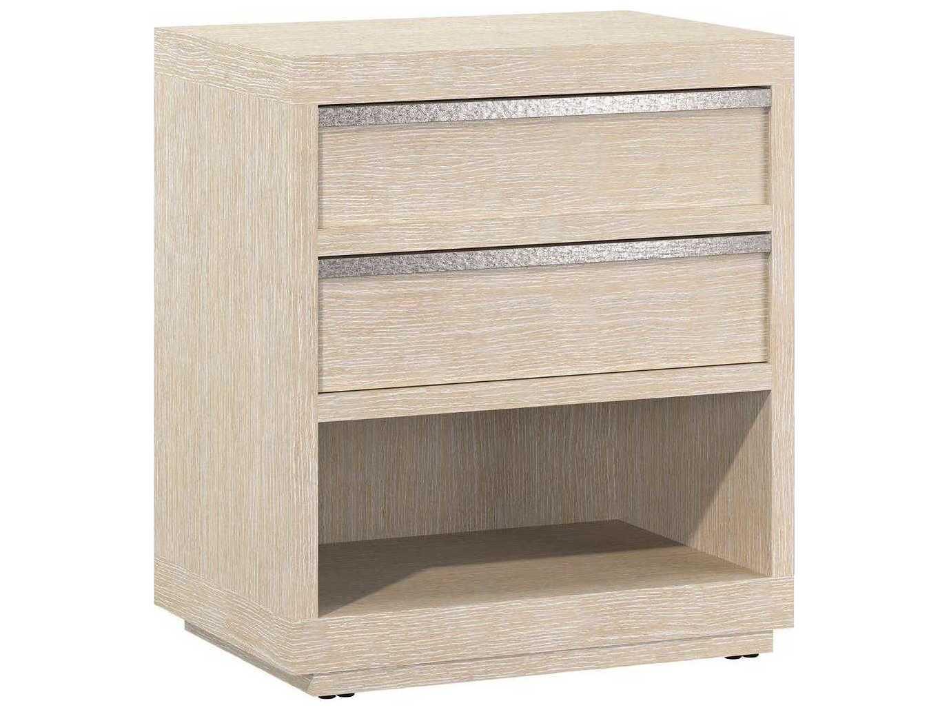 Bernhardt Solaria 2-Drawers Brown Nightstand