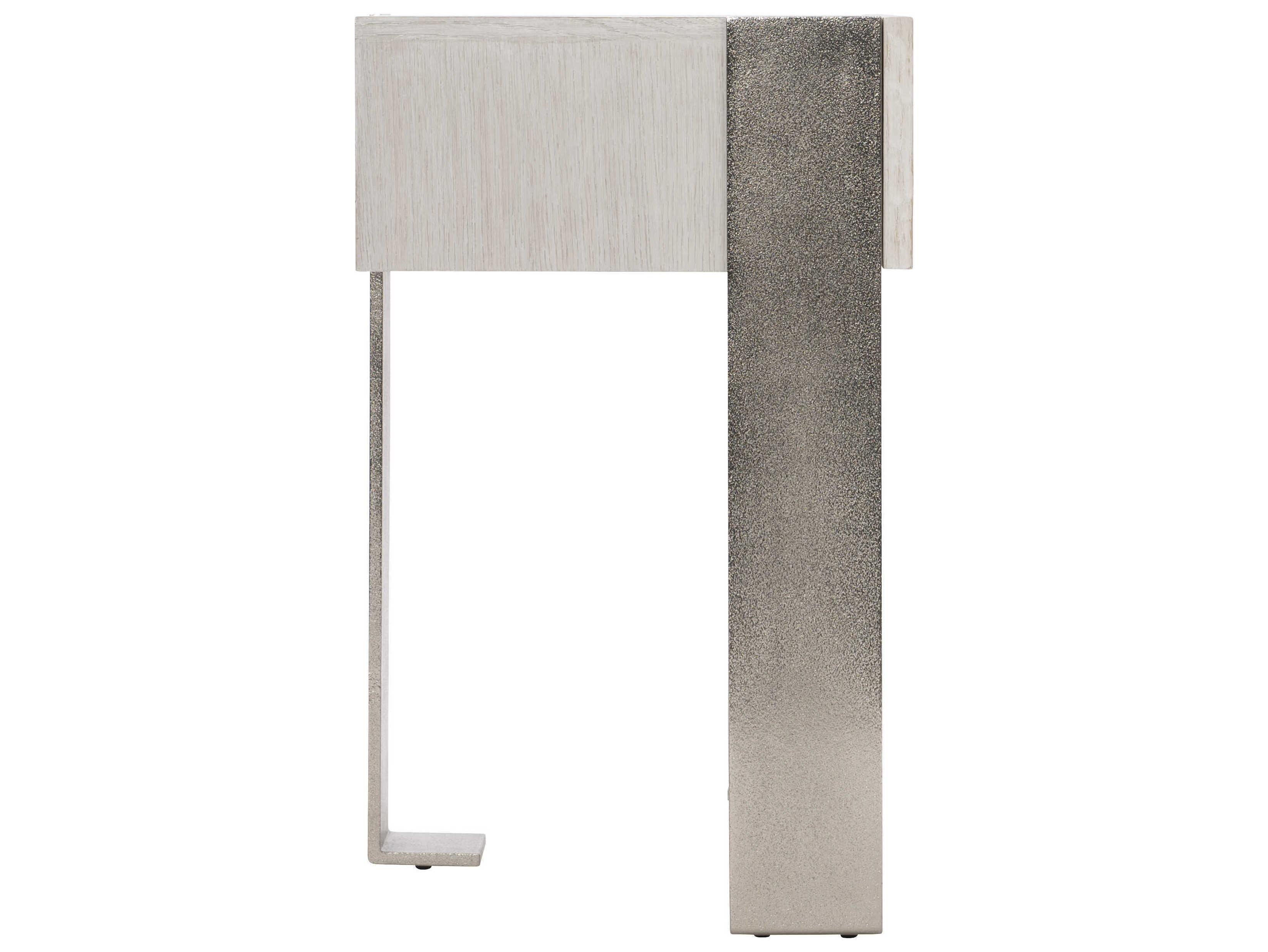 Bernhardt Solaria Gray Oak Wood Nightstand