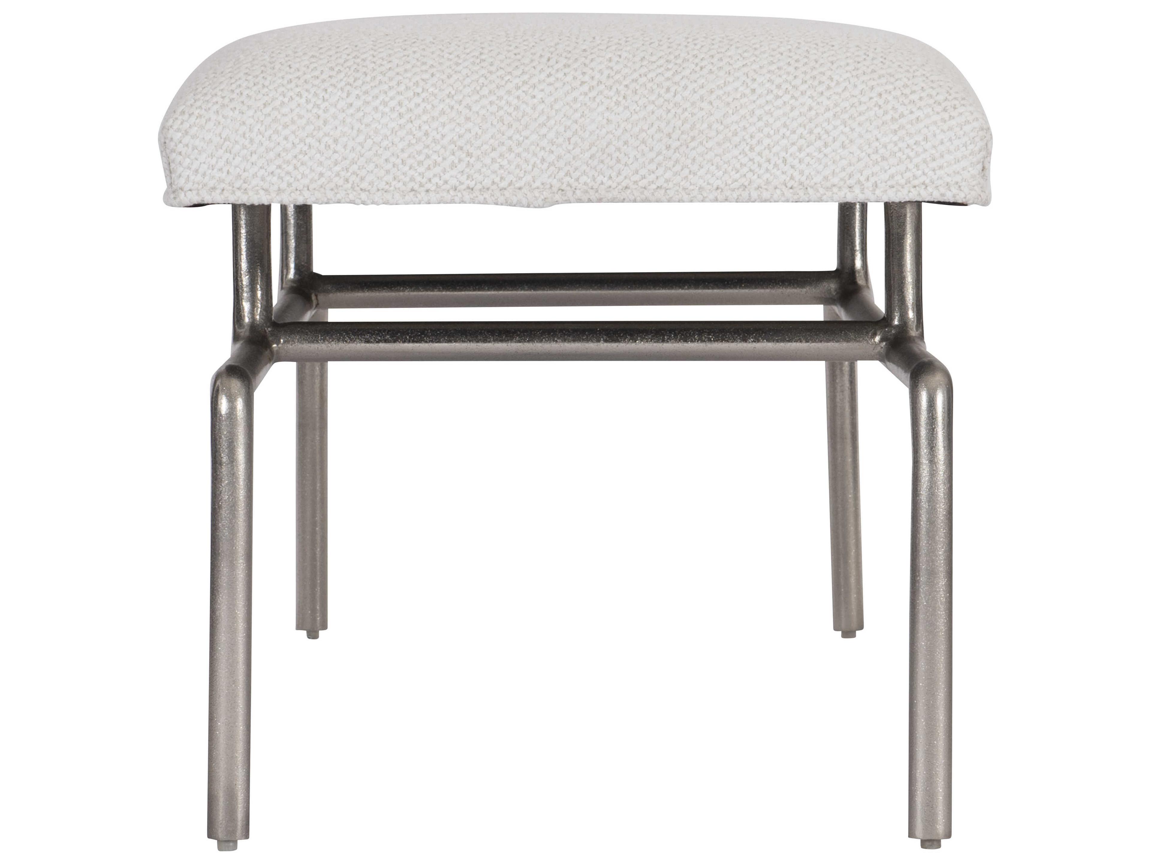 Bernhardt Solaria White Upholstered Accent Bench