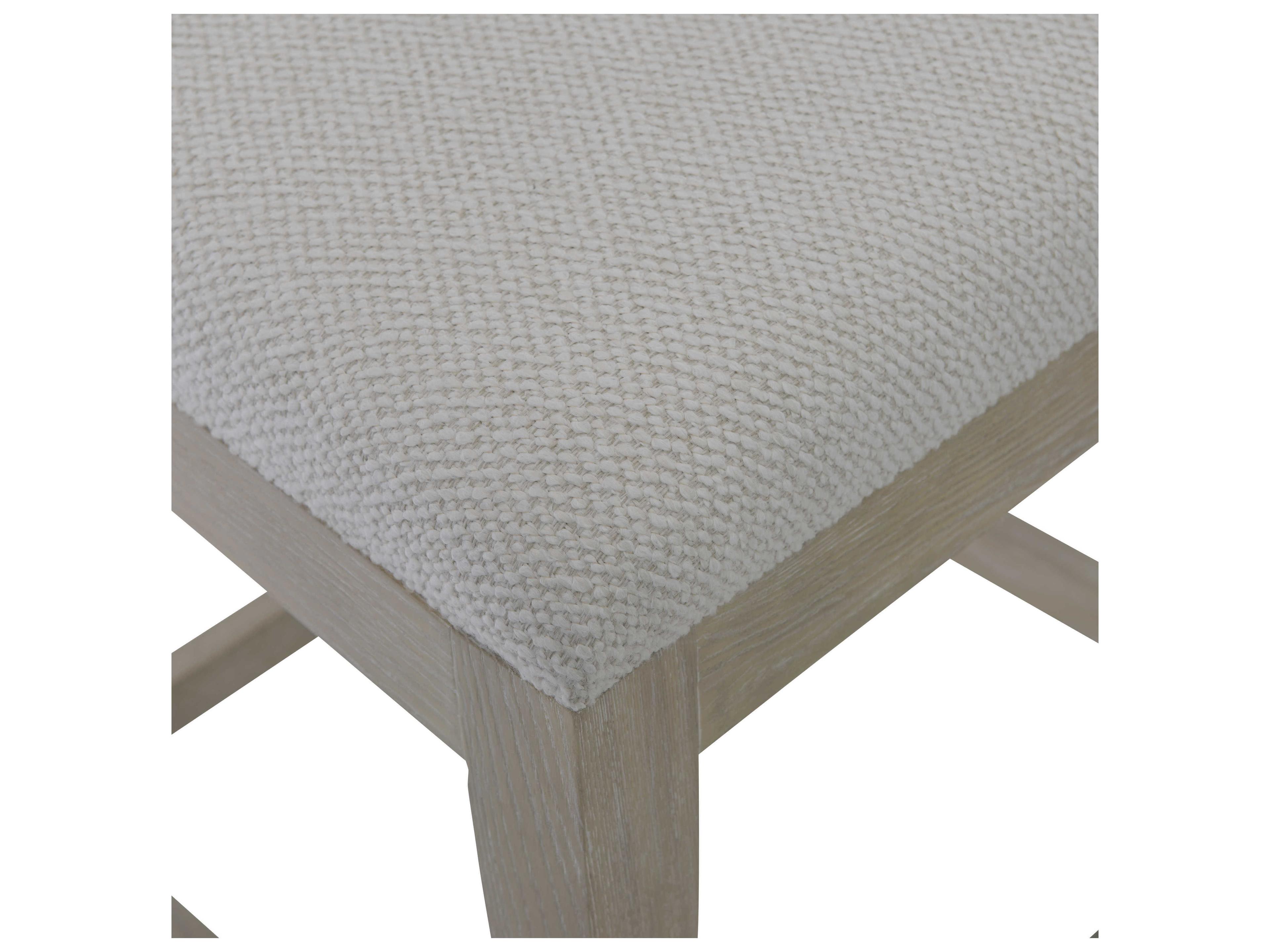 Bernhardt Solaria Upholstered Oak Wood Bar Stool