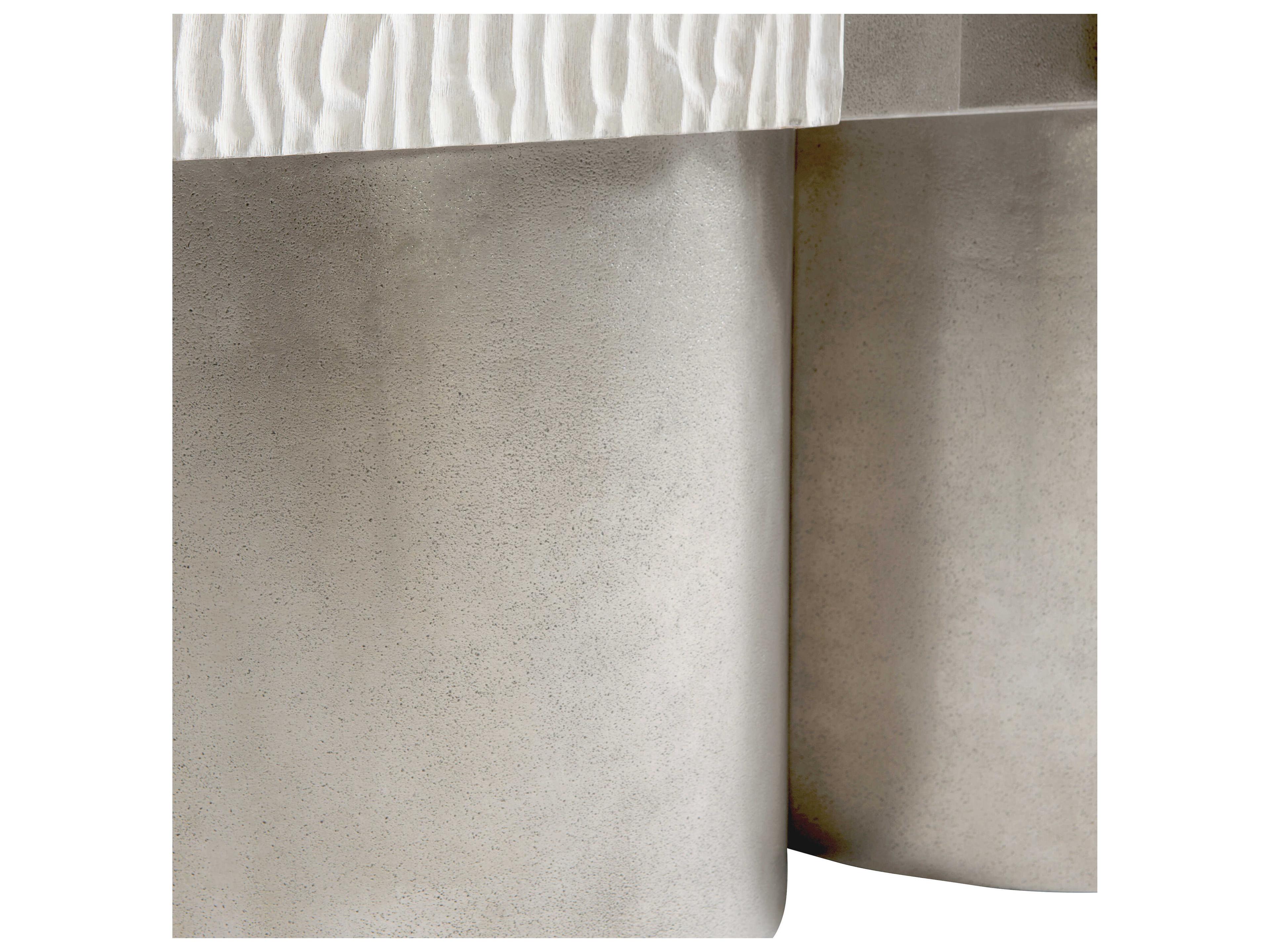 Bernhardt White Ash Wood Bar Cabinet