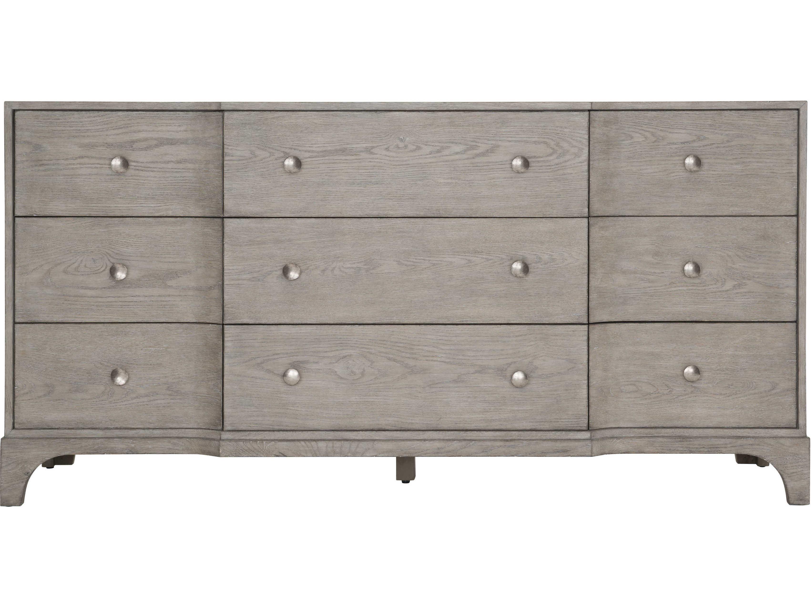Bernhardt Albion 9-Drawers Gray Oak Wood Dresser
