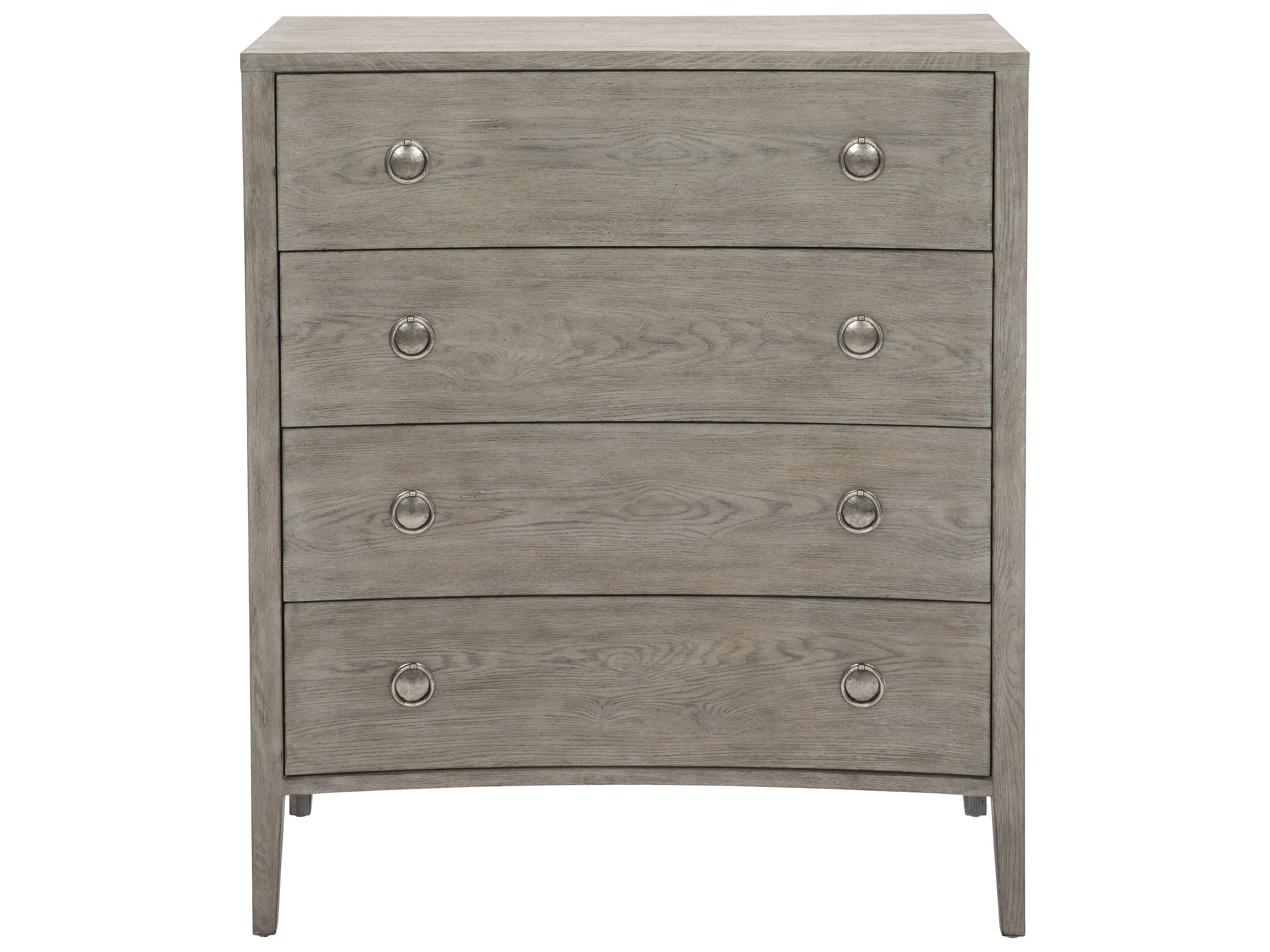 Bernhardt Albion 4-Drawers Pewter Gray Accent Chest