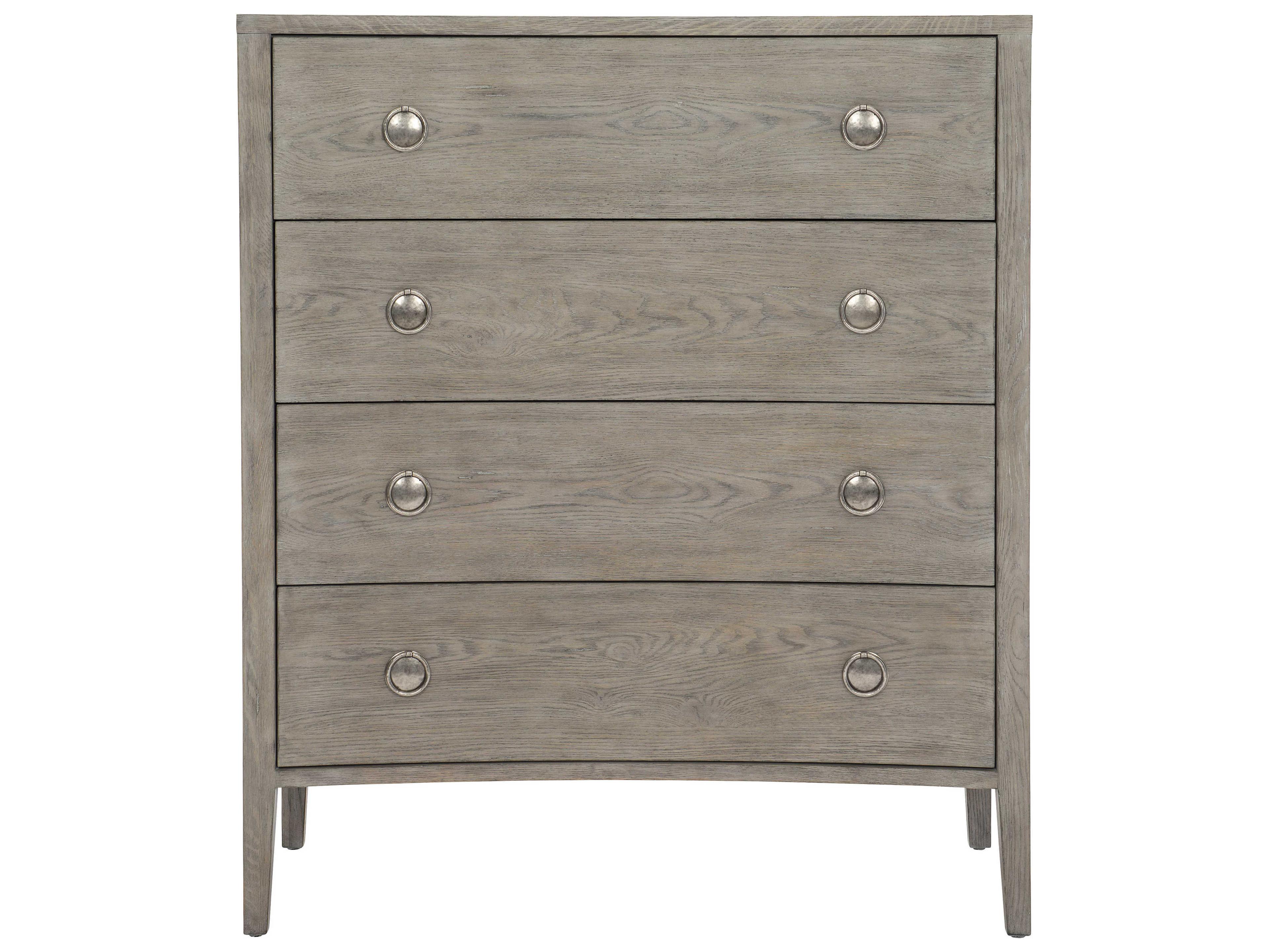 Bernhardt Albion 4-Drawers Pewter Gray Accent Chest