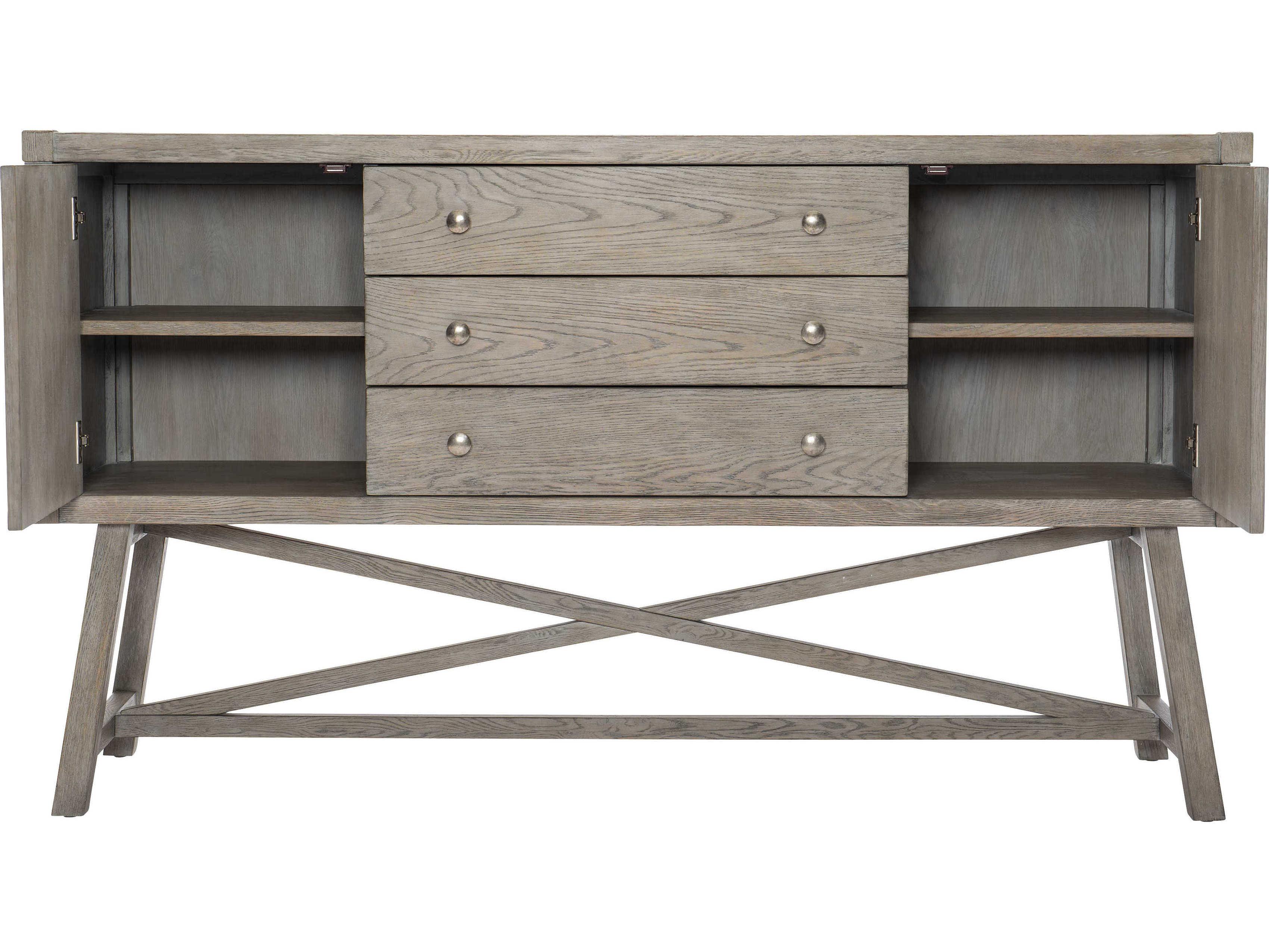 Bernhardt Albion 64" Oak Wood Sideboard