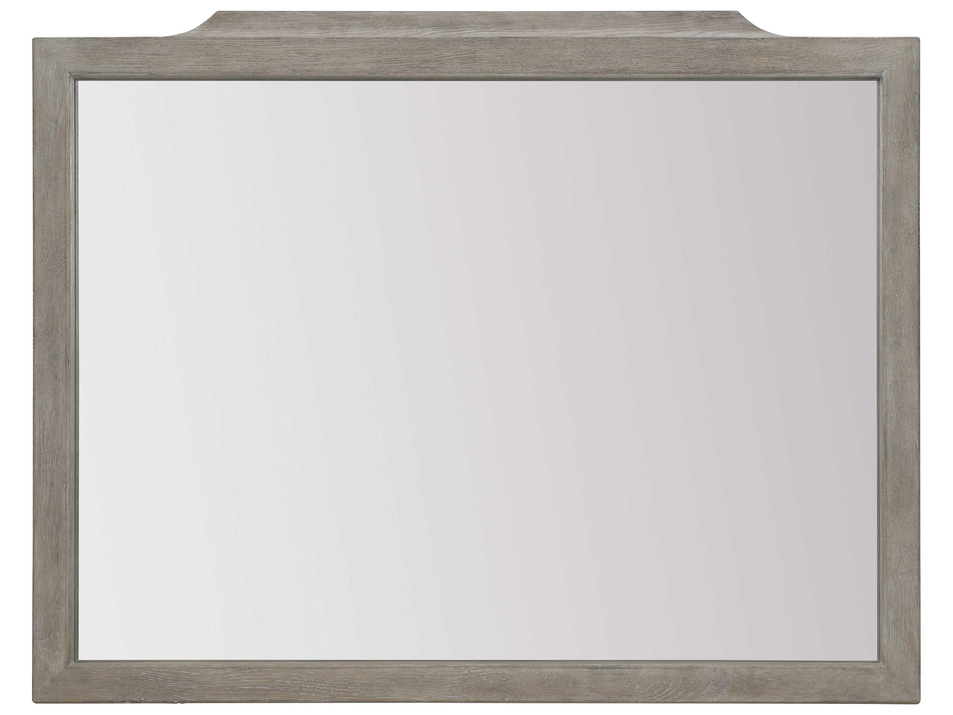 Bernhardt Albion Pewter Rectangular Wall Mirror