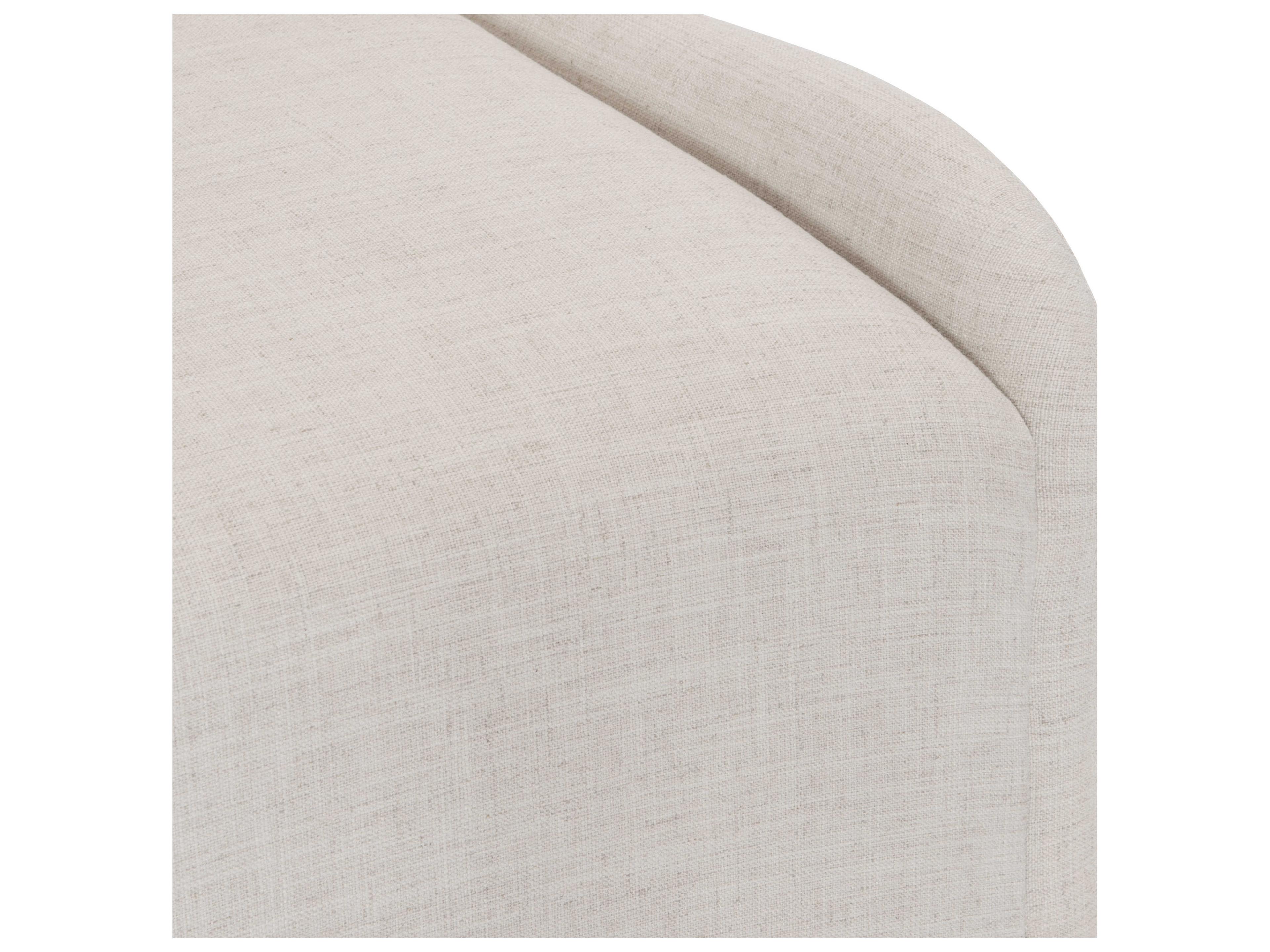 Bernhardt Albion Oak Wood White Upholstered Side Dining Chair