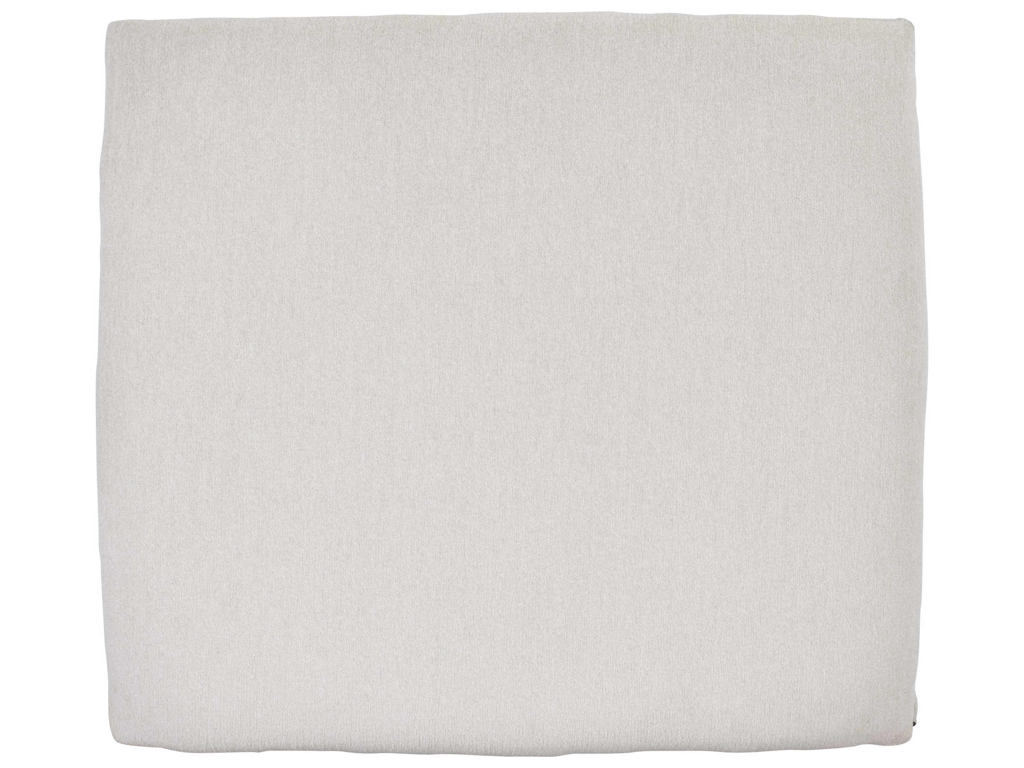 Bernhardt Albion White Upholstered Ottoman