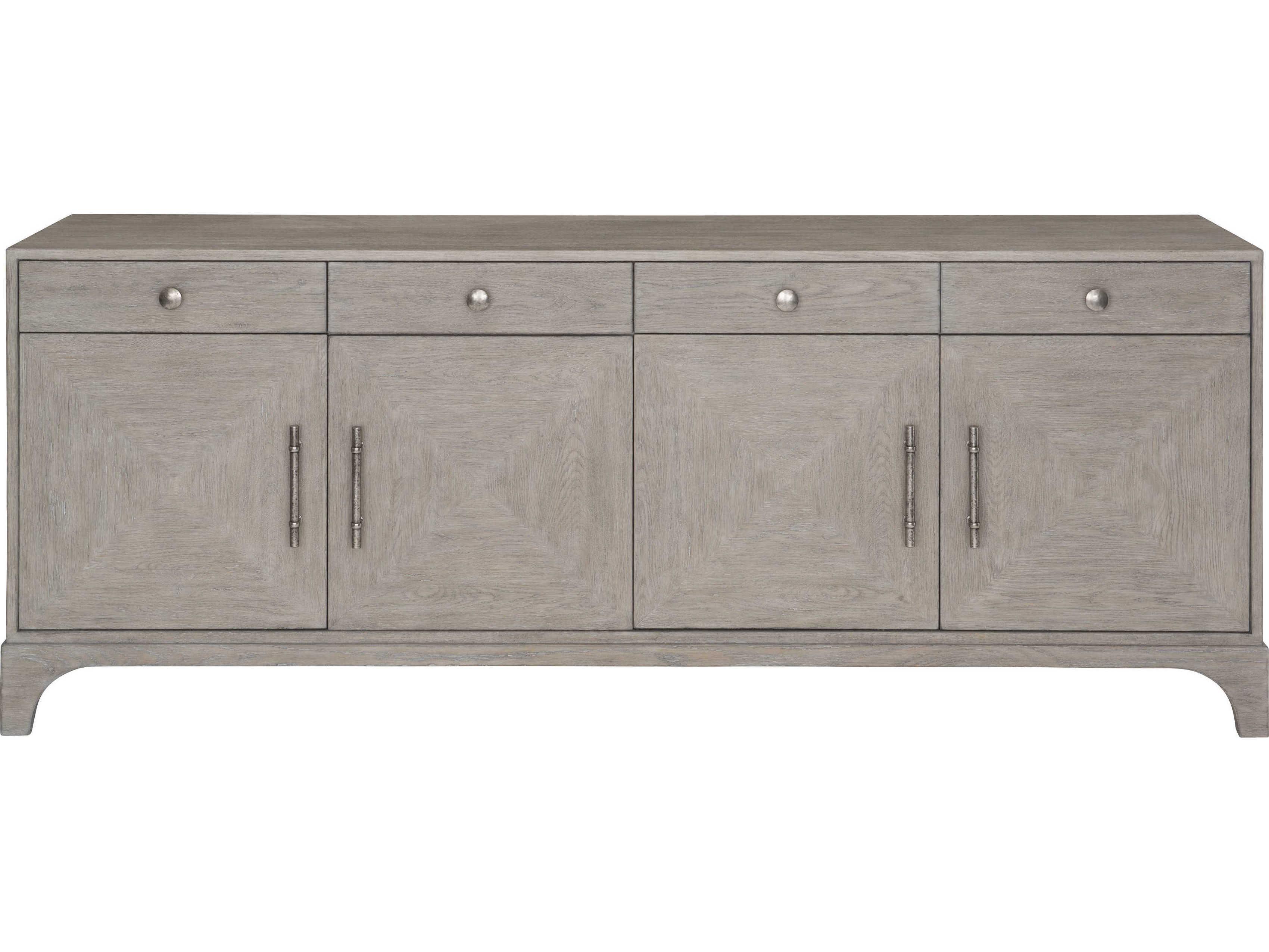 Bernhardt Albion 80" Oak Wood Entertainment Credenza