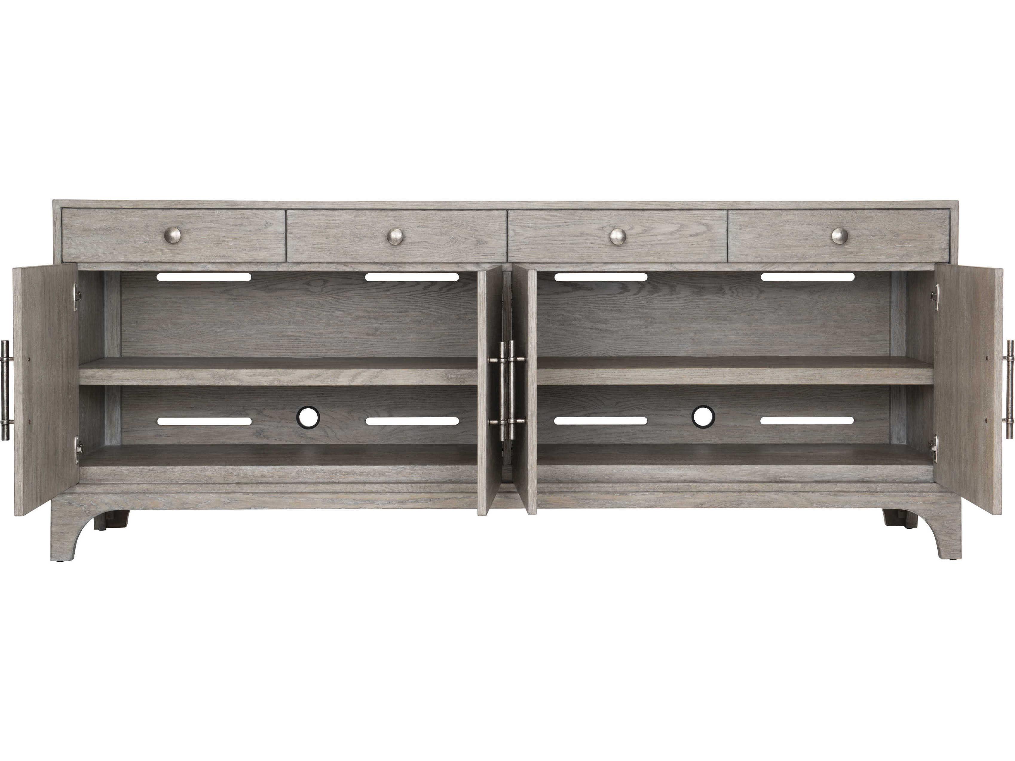 Bernhardt Albion 80" Oak Wood Entertainment Credenza