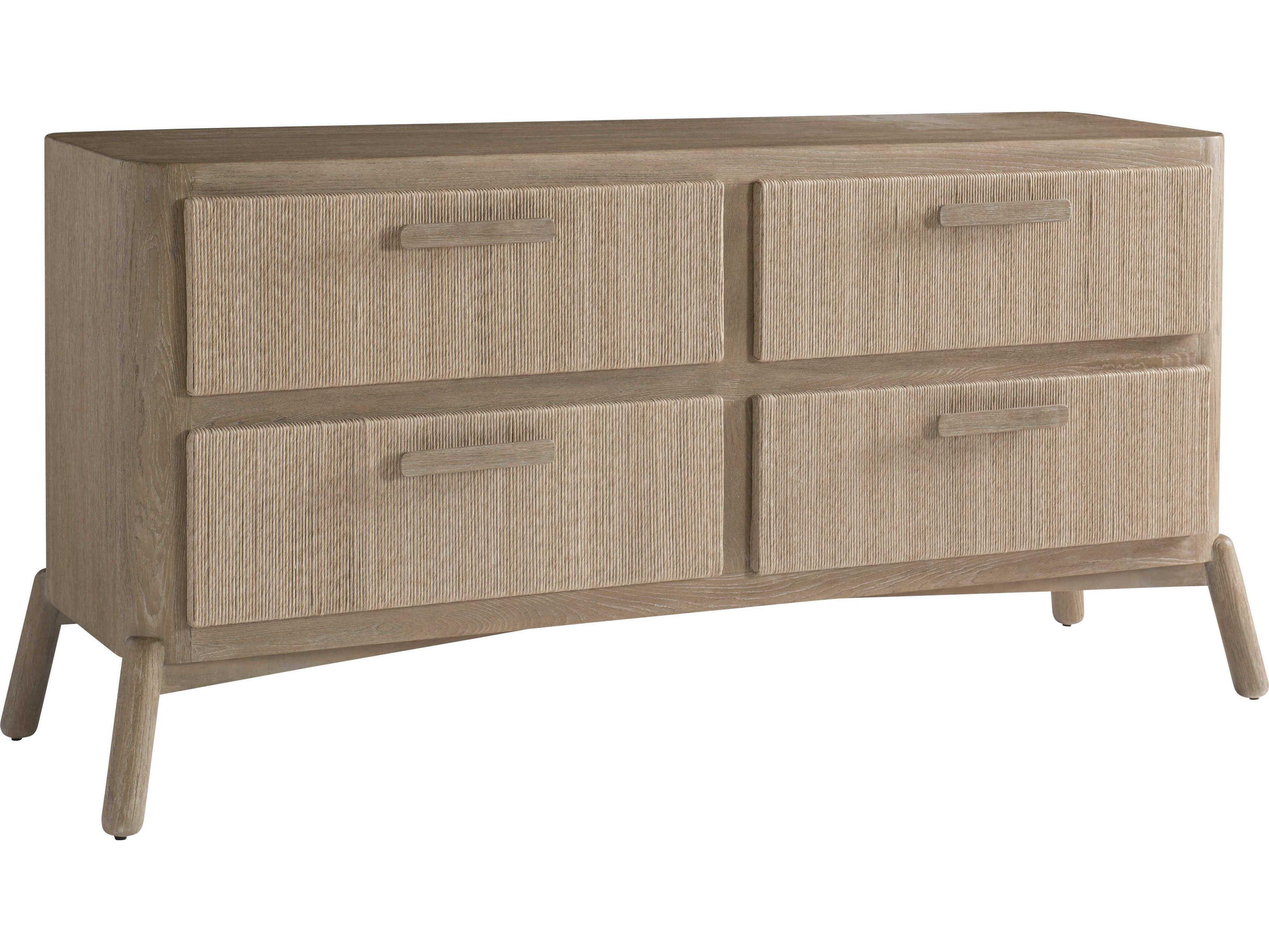 Bernhardt Megali 4-Drawers Brown Double Dresser