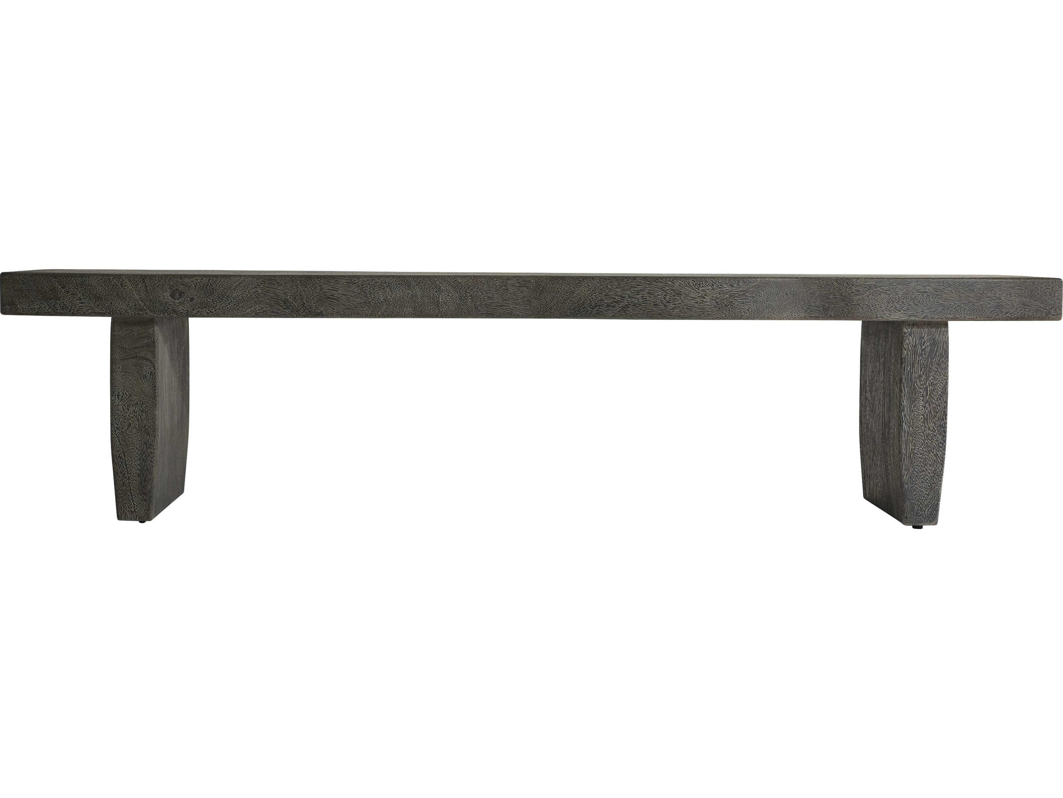 Bernhardt Interiors Smoked Truffle Gray Accent Bench