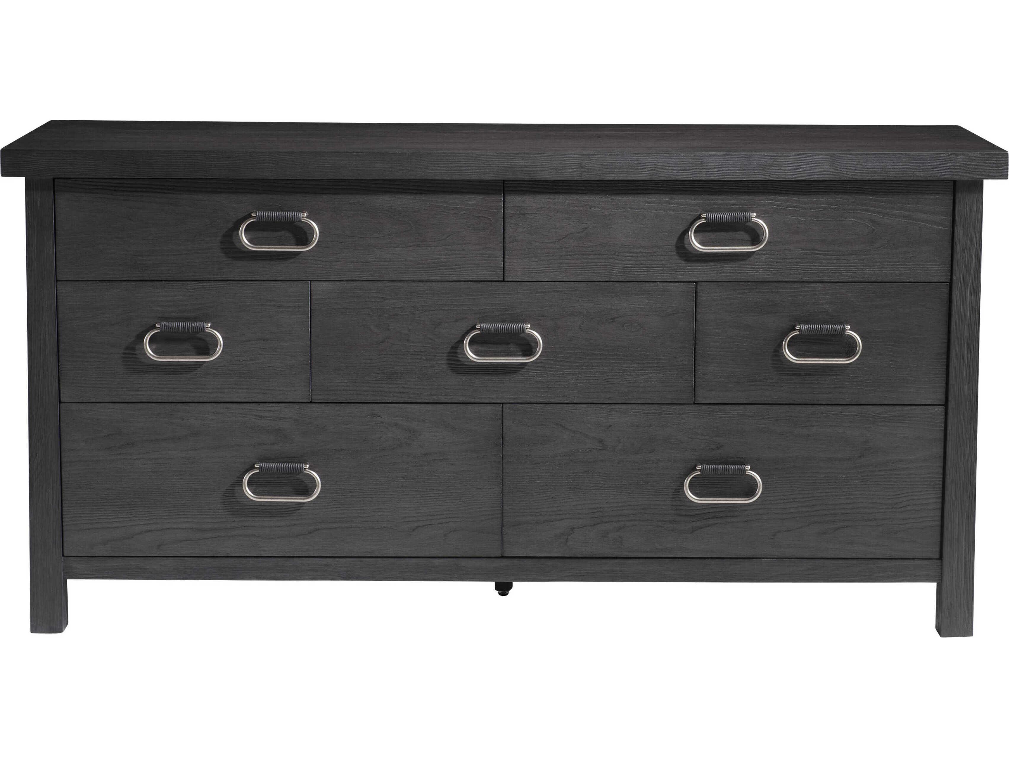 Bernhardt Trianon 7-Drawers Black Double Dresser