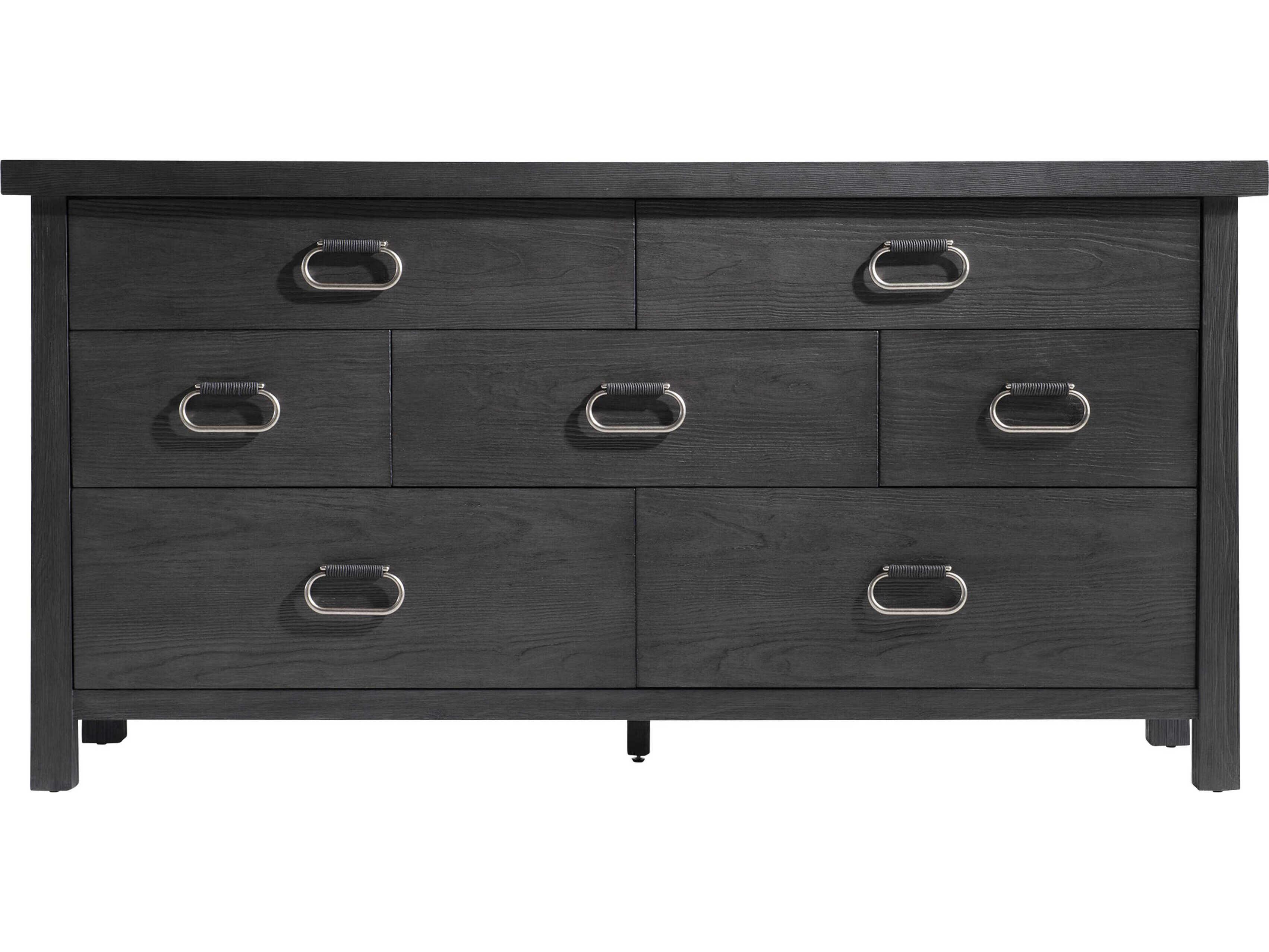 Bernhardt Trianon 7-Drawers Black Double Dresser