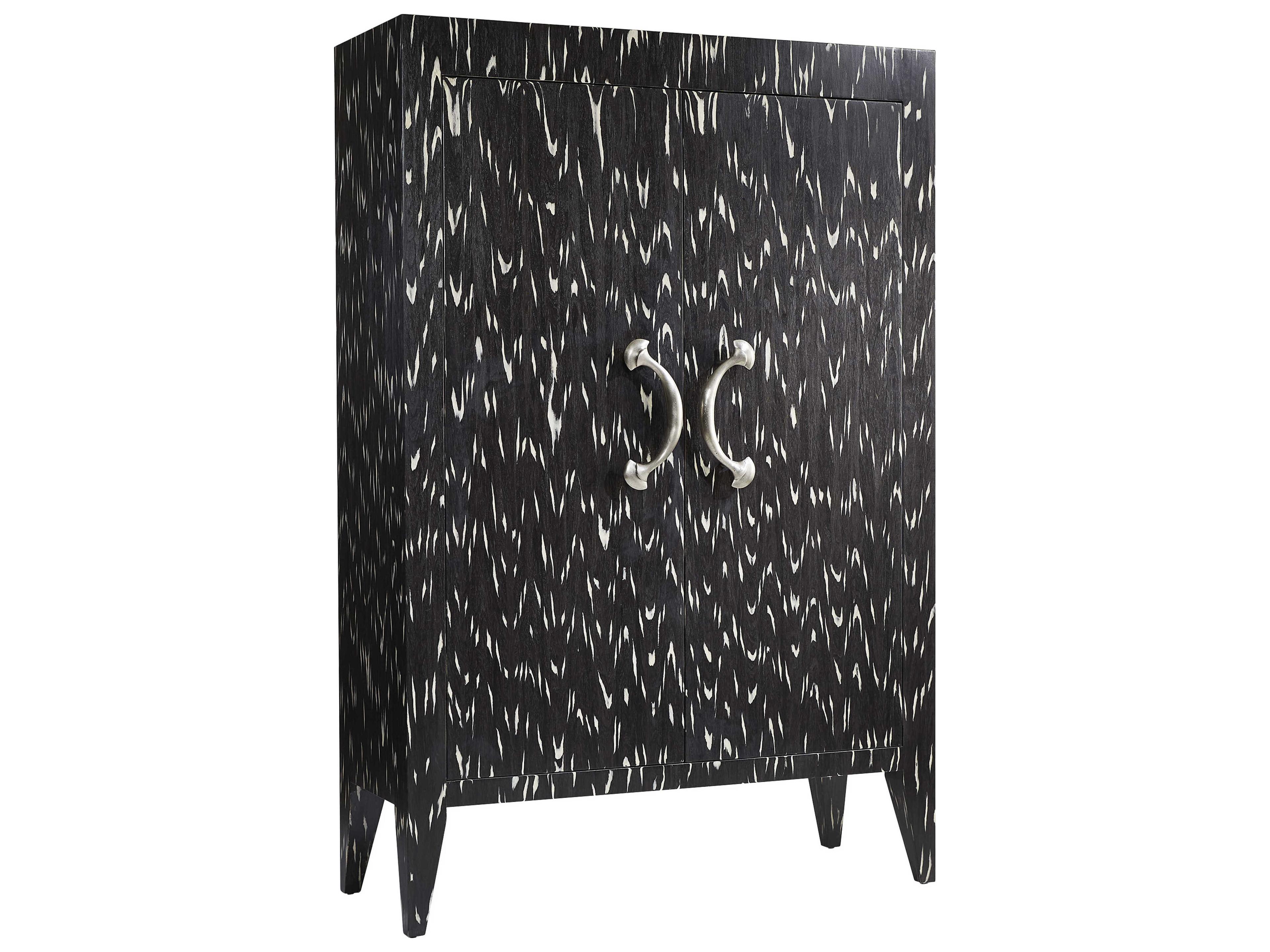 Bernhardt Trianon Contrast Ebony Black Wardrobe Armoire