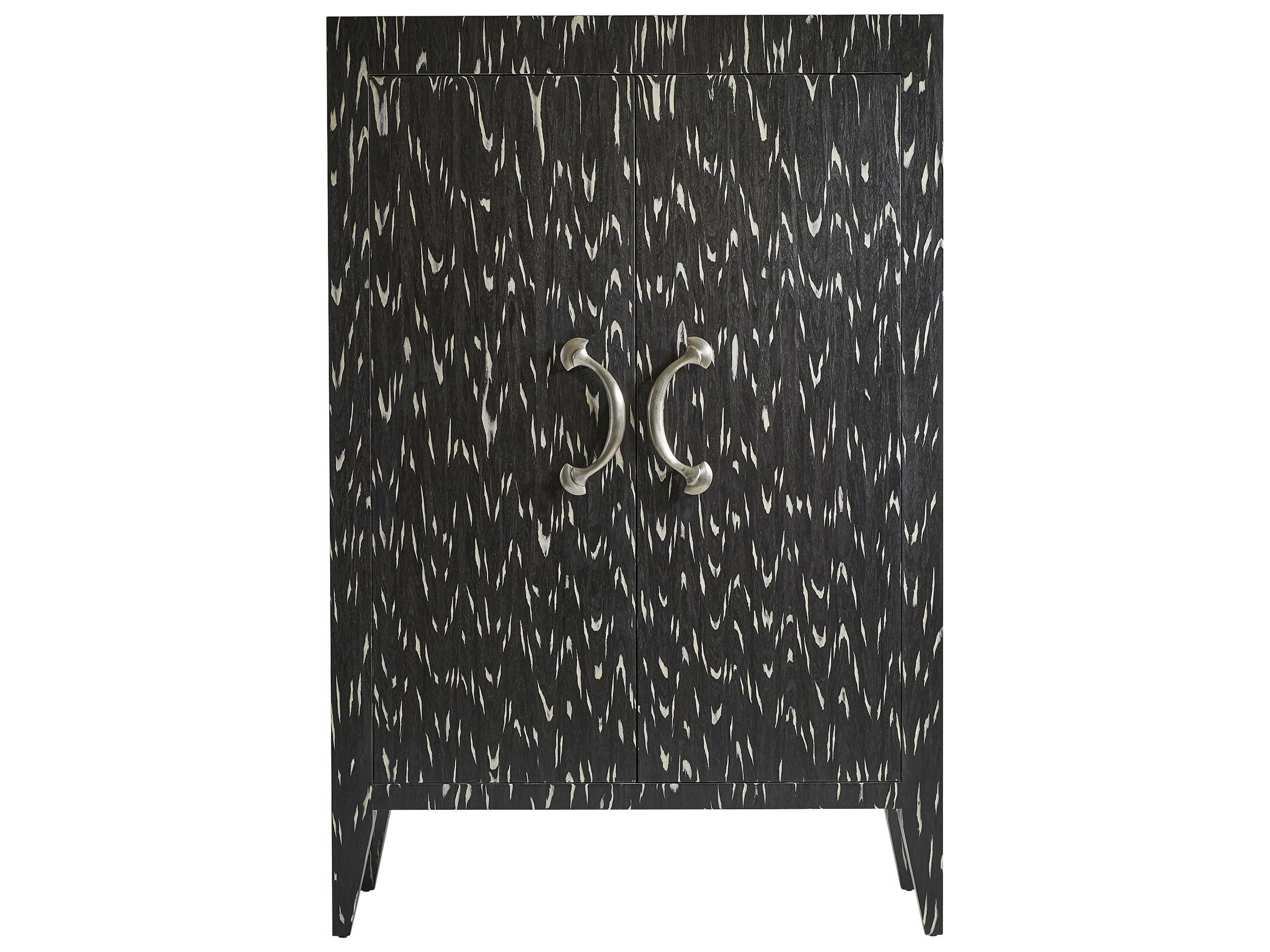 Bernhardt Trianon Contrast Ebony Black Wardrobe Armoire