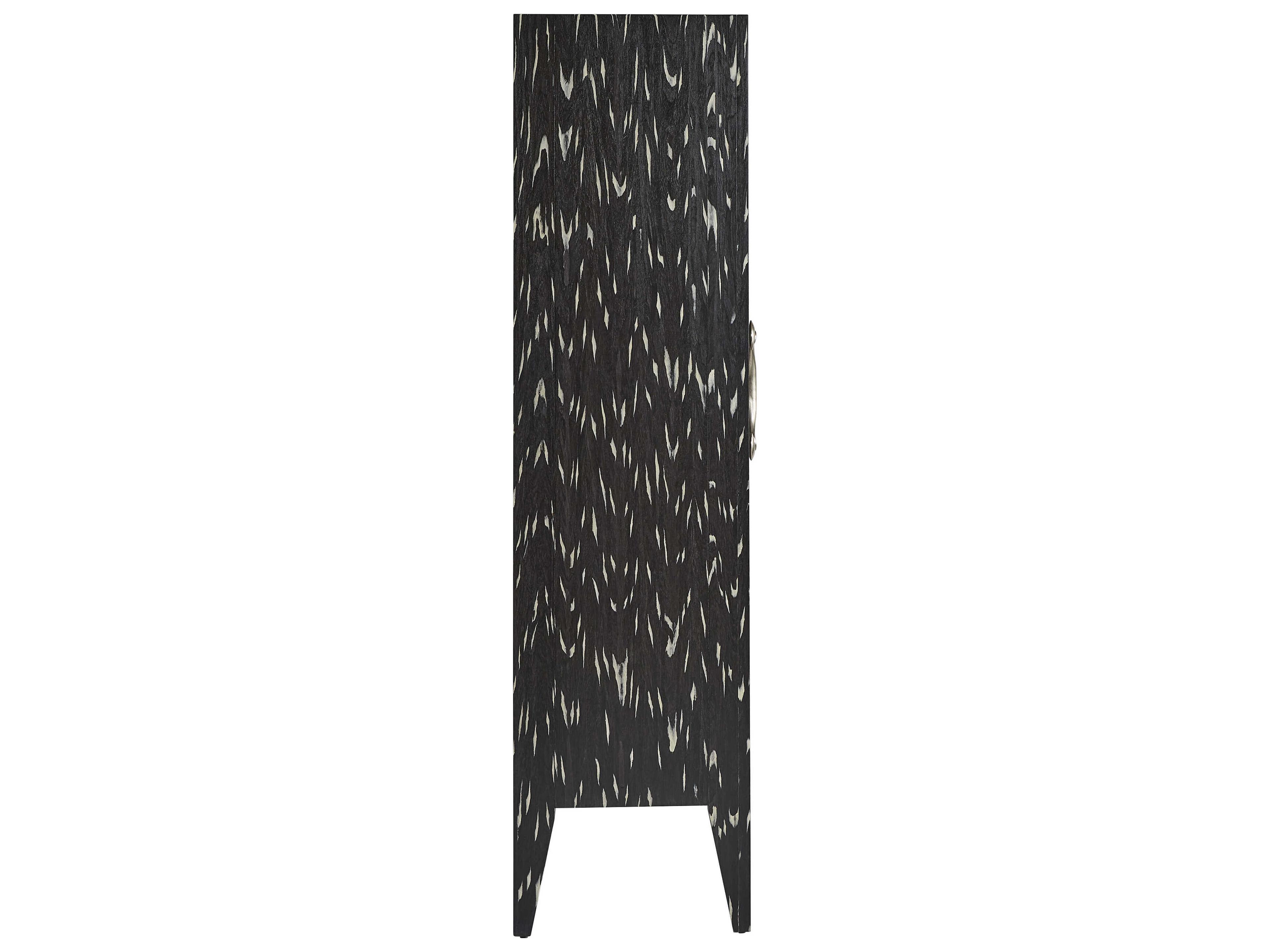 Bernhardt Trianon Contrast Ebony Black Wardrobe Armoire