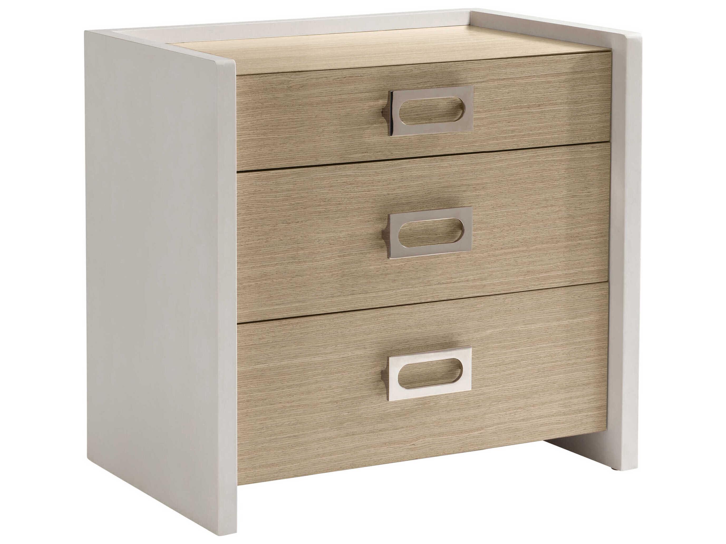 Bernhardt Modulum 3-Drawers Brown Nightstand