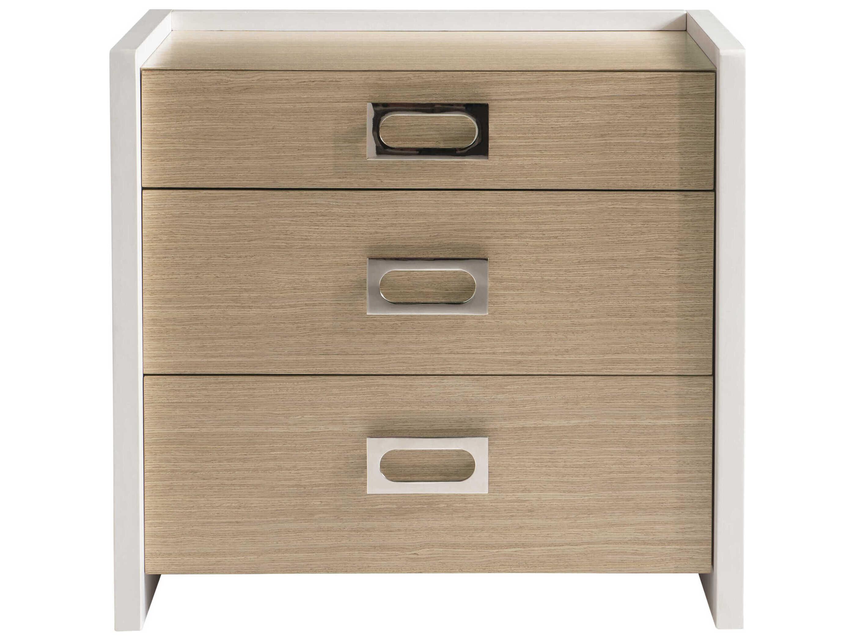 Bernhardt Modulum 3-Drawers Brown Nightstand