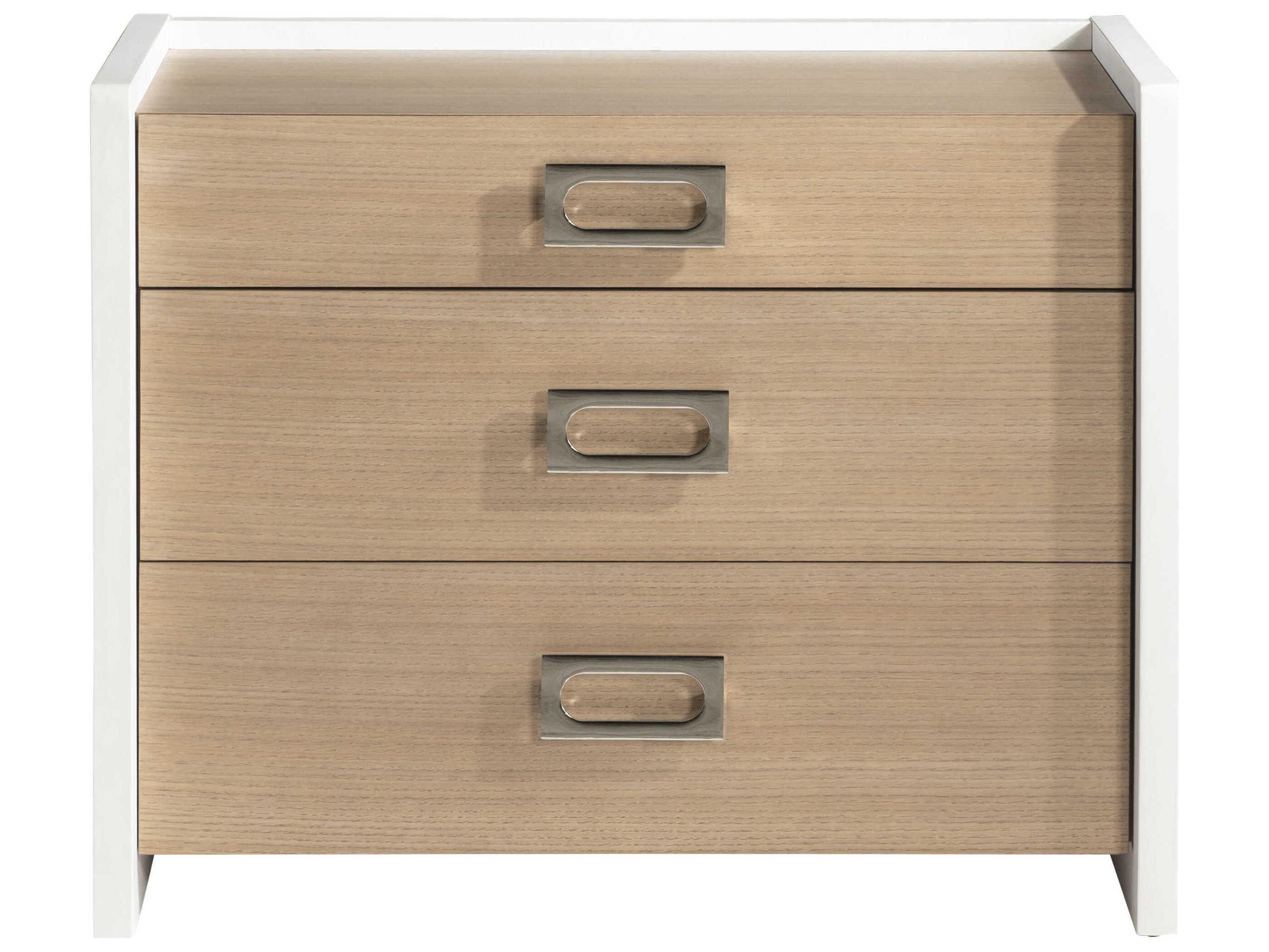 Bernhardt Modulum 3-Drawers Brown Nightstand
