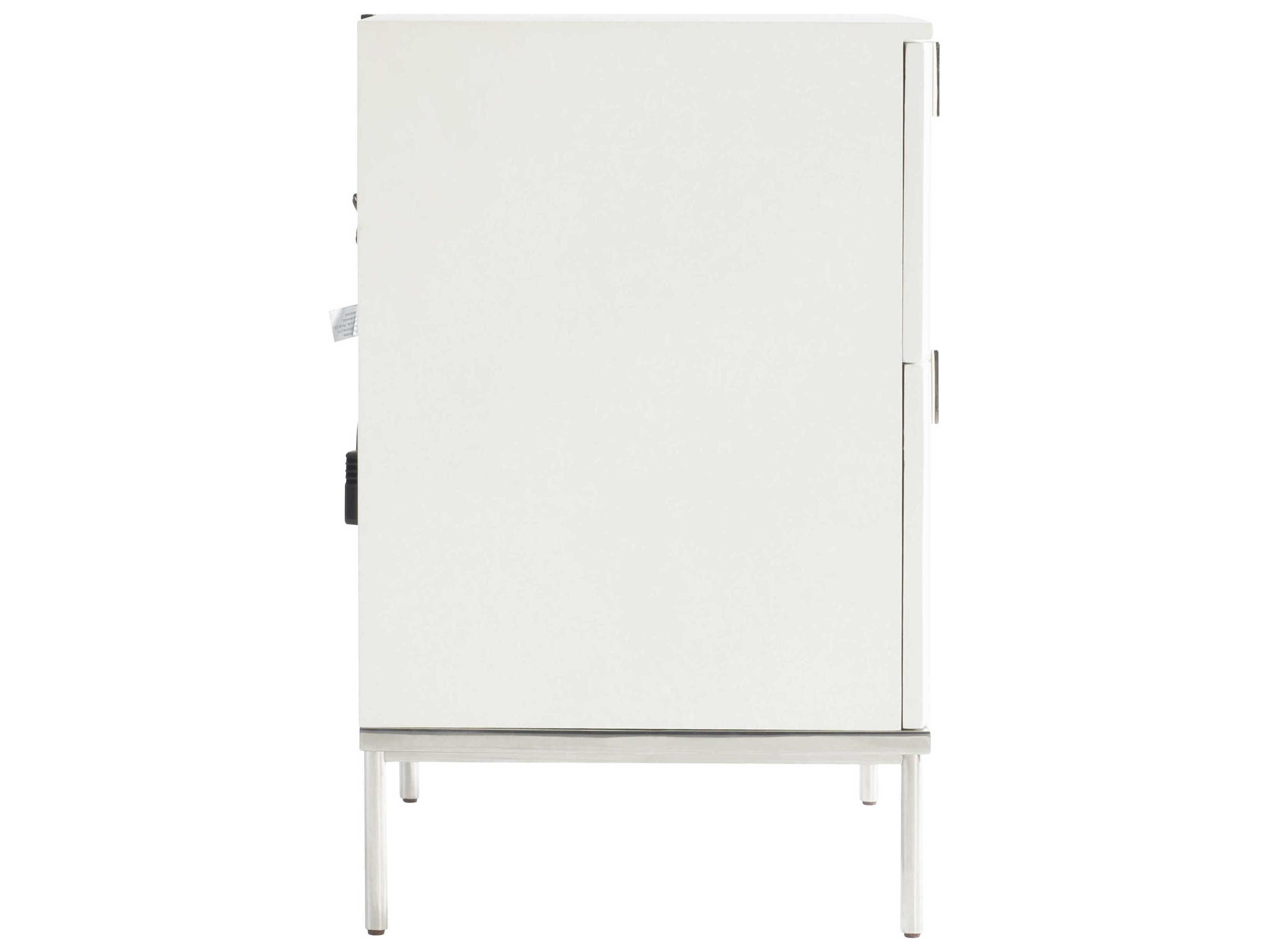 Bernhardt Modulum 2-Drawers White Nightstand