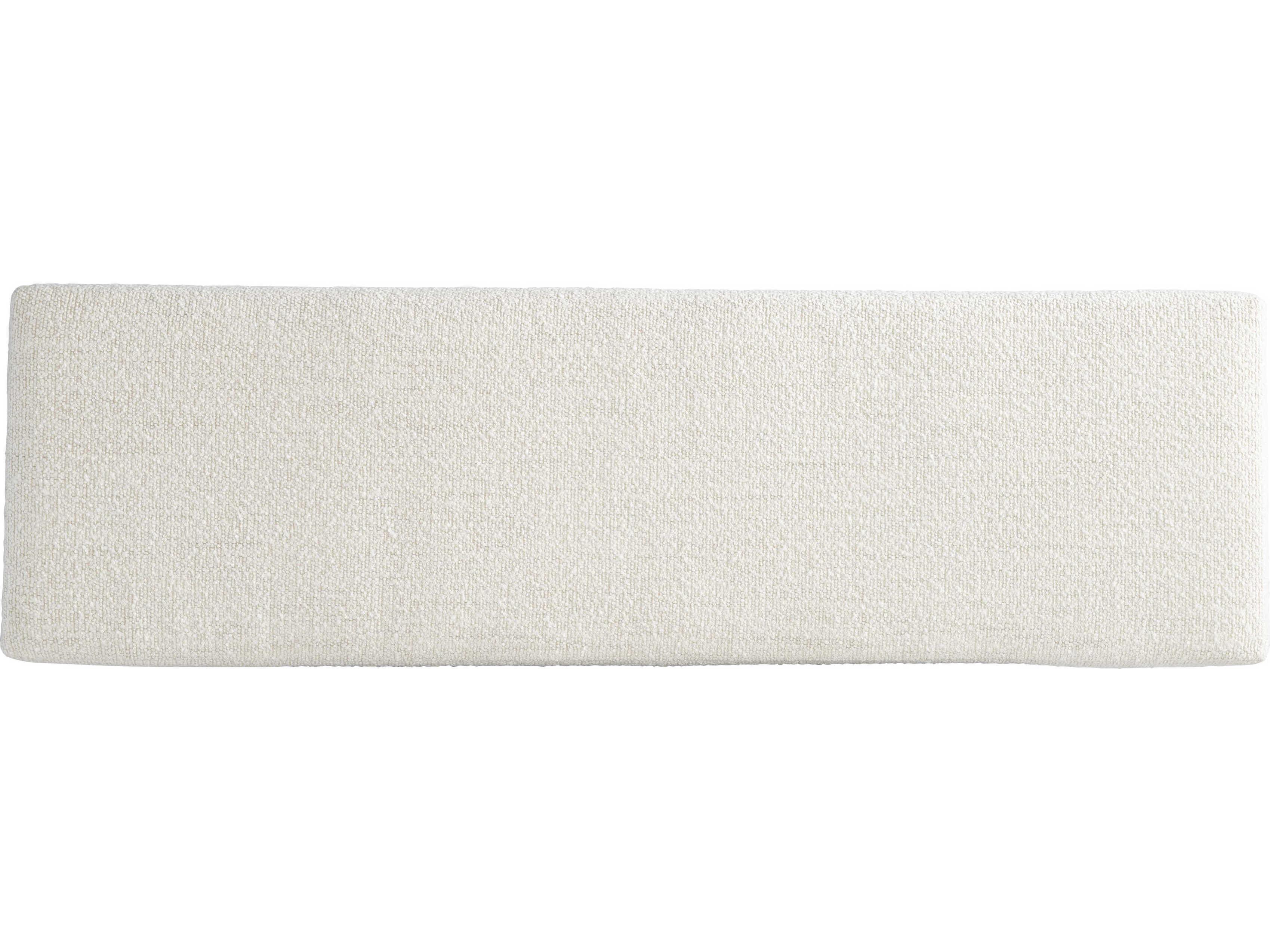 Bernhardt Modulum Sahara White Upholstered Accent Bench
