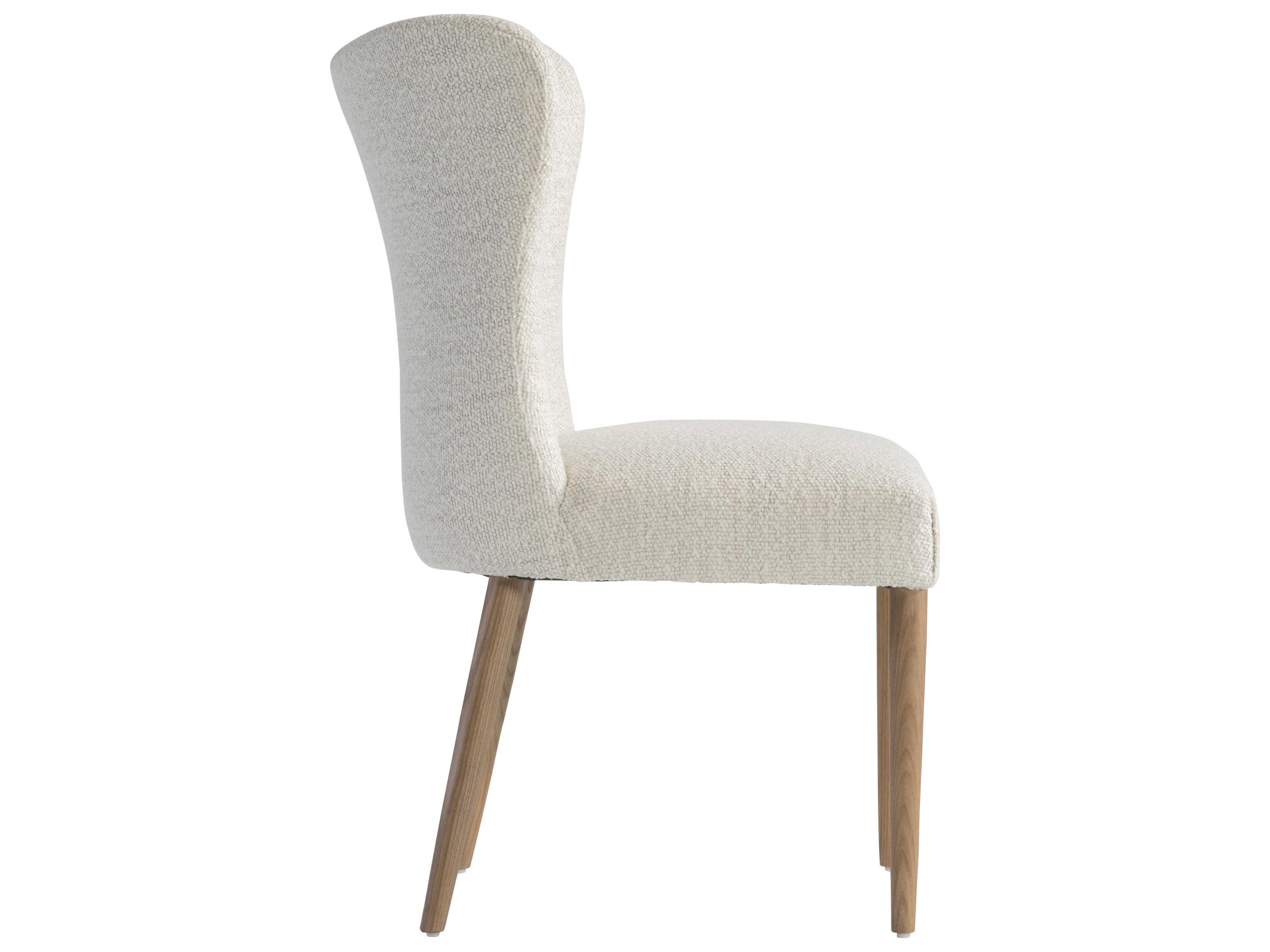 Bernhardt Modulum White Upholstered Side Dining Chair