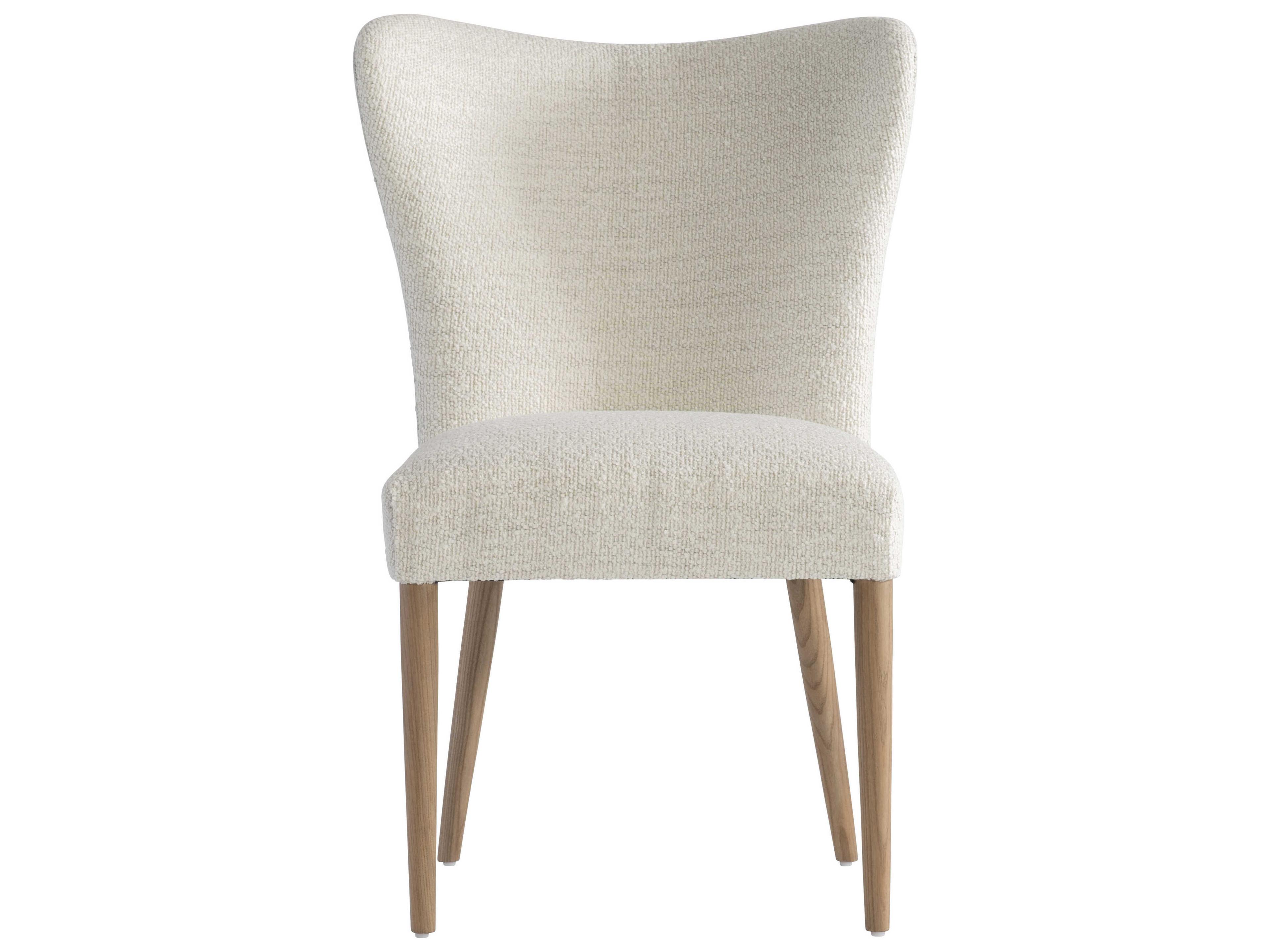 Bernhardt Modulum White Upholstered Side Dining Chair