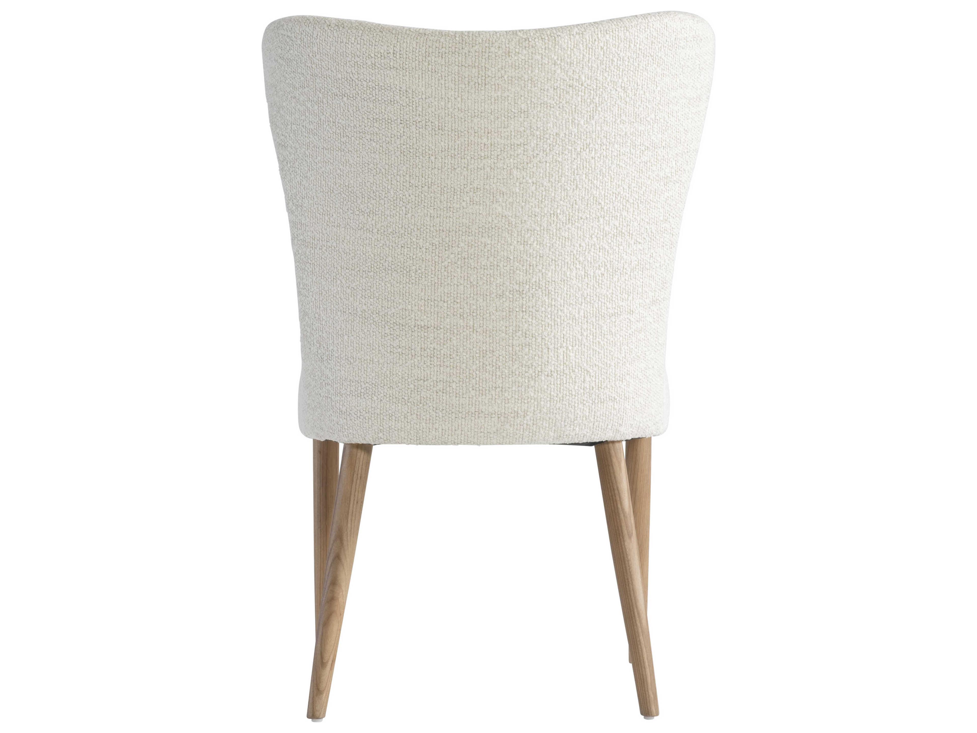 Bernhardt Modulum White Upholstered Side Dining Chair